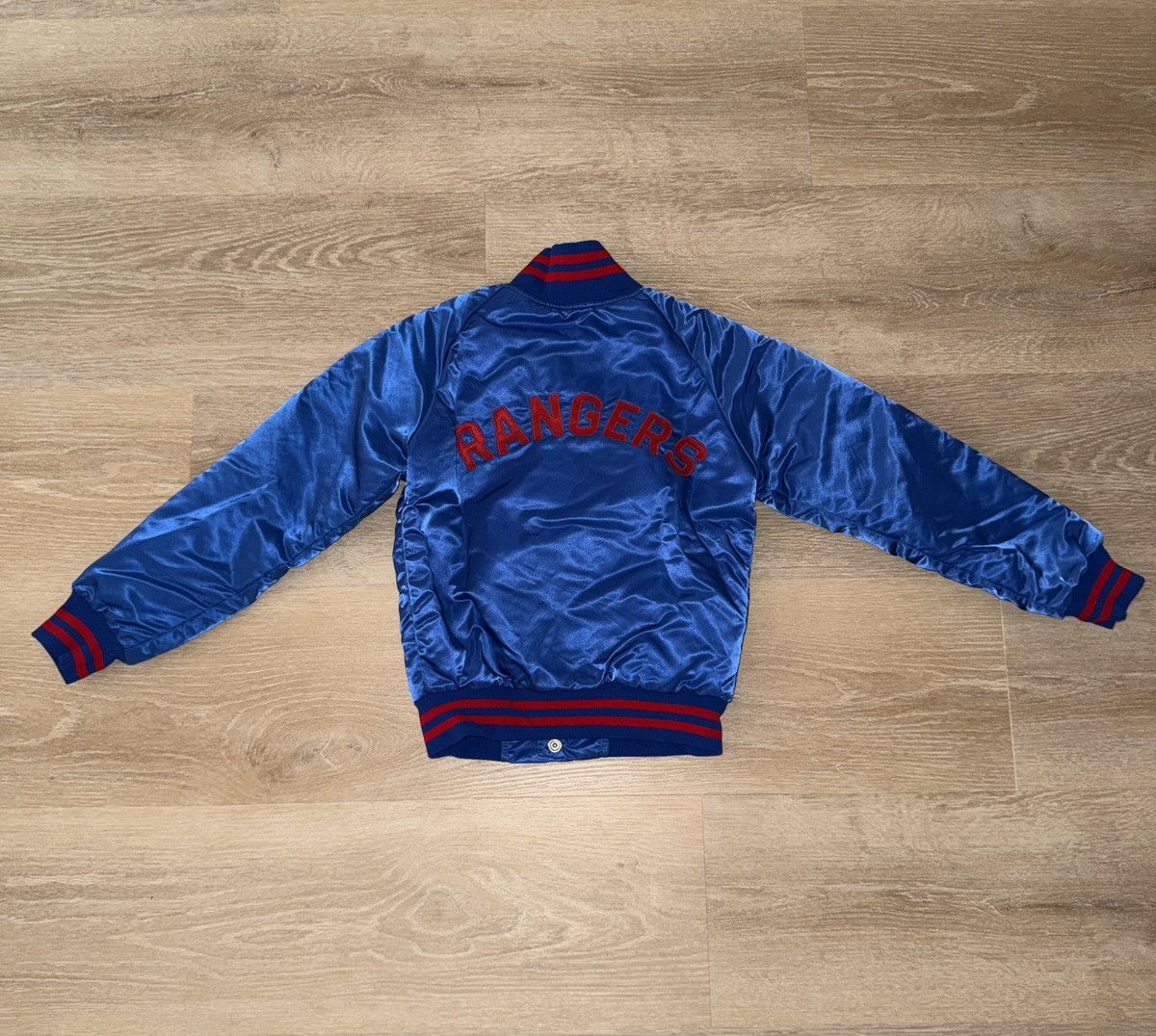 NHL Vintage 80’s New York Rangers Pyramid Satin Jacket Size XXS / US 00 / IT 34 - 2 Thumbnail