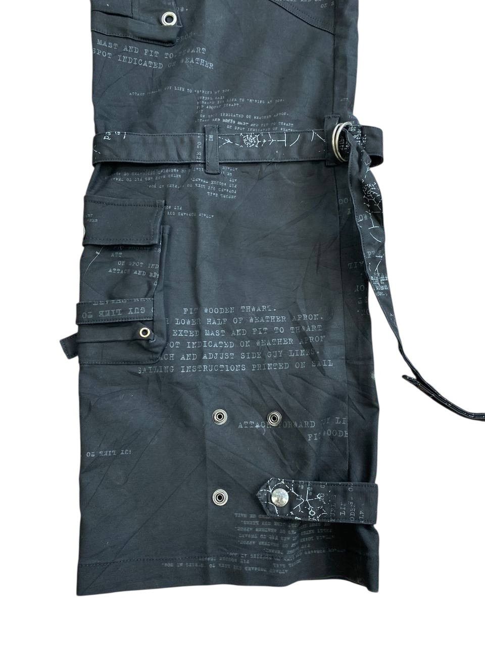 Japanese Brand Y2K H.Anachy Punk Bondage Pants Size US 34 / EU 50 - 6 Thumbnail