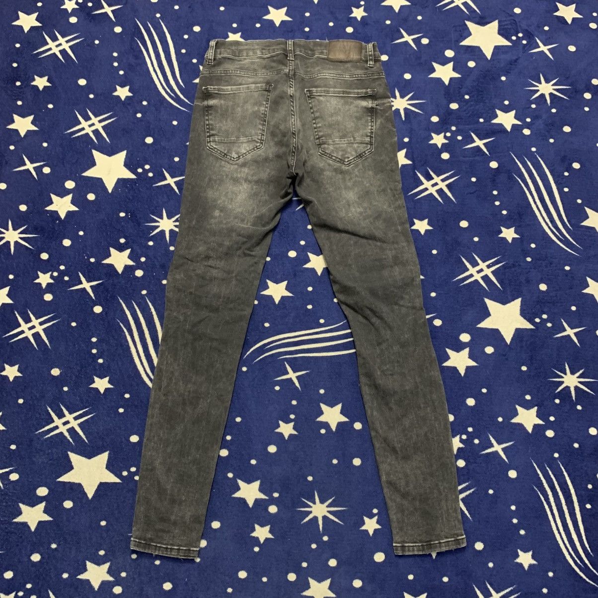 Zara ZARA MAN Rock Star Studded Biker Stretchable Denim Size US 28 / EU 44 - 3 Thumbnail