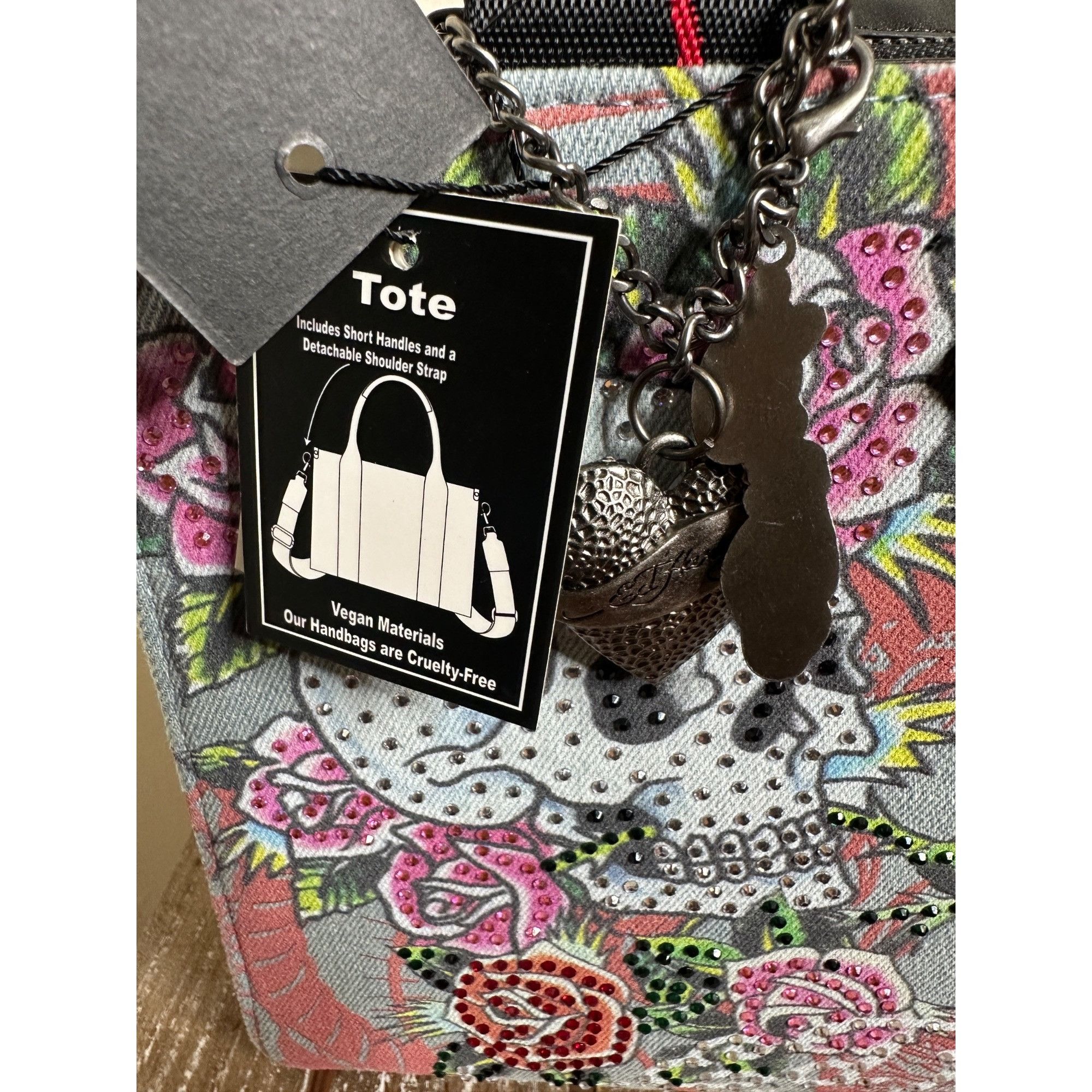 Ed Hardy Ed Hardy Tote Bag Size ONE SIZE - 4 Thumbnail
