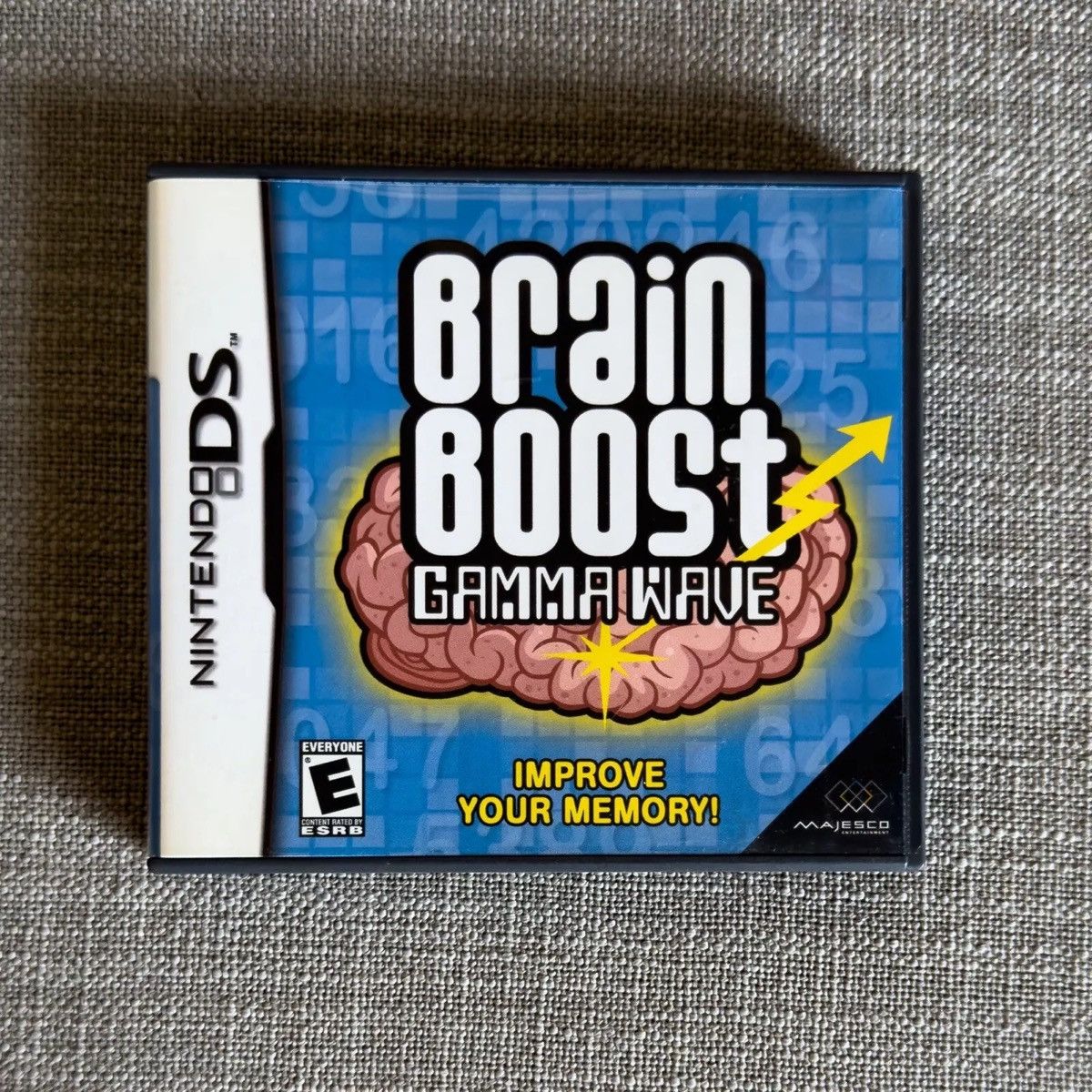 Nintendo Brain Boost Gamma Wave Nintendo DS Lite 3DS Game Case Manual Size ONE SIZE - 4 Thumbnail