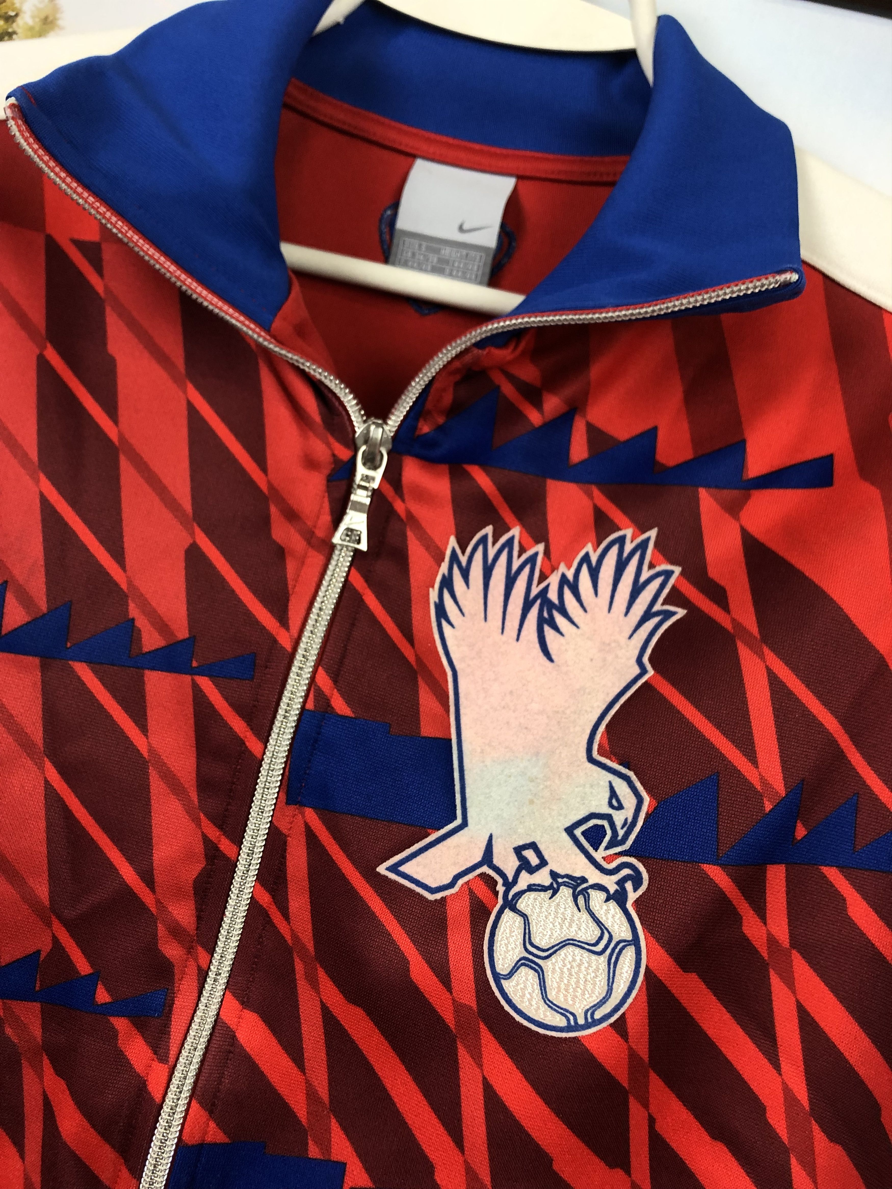 Nike Vintage Crystal Palace Track Jacket Football Soccer Rare Size US S / EU 44-46 / 1 - 6 Thumbnail