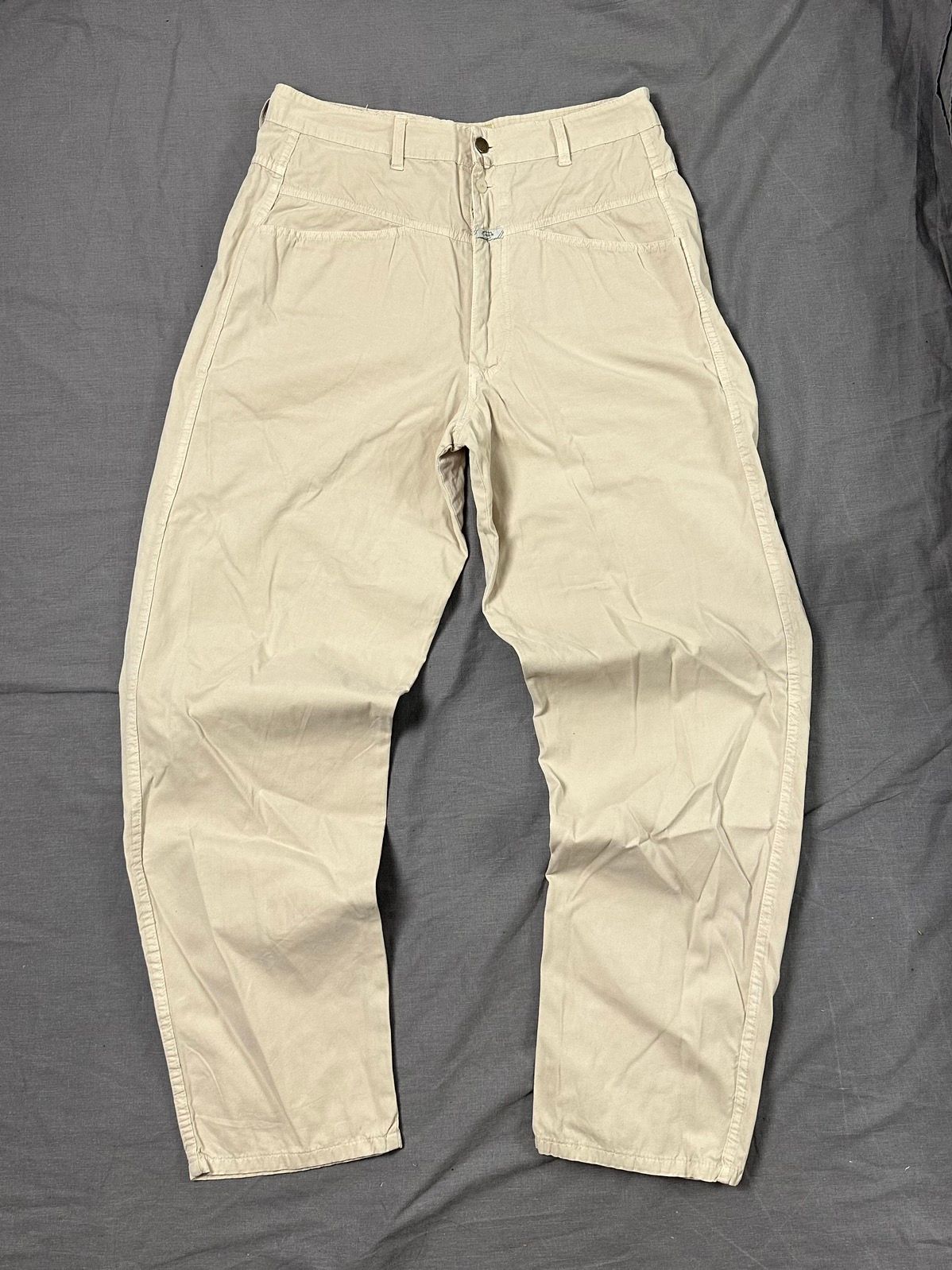 Pre-owned Marithe Francois Girbaud X Vintage Marithe Francois Girbaud Vintage Closed Pants In Beige