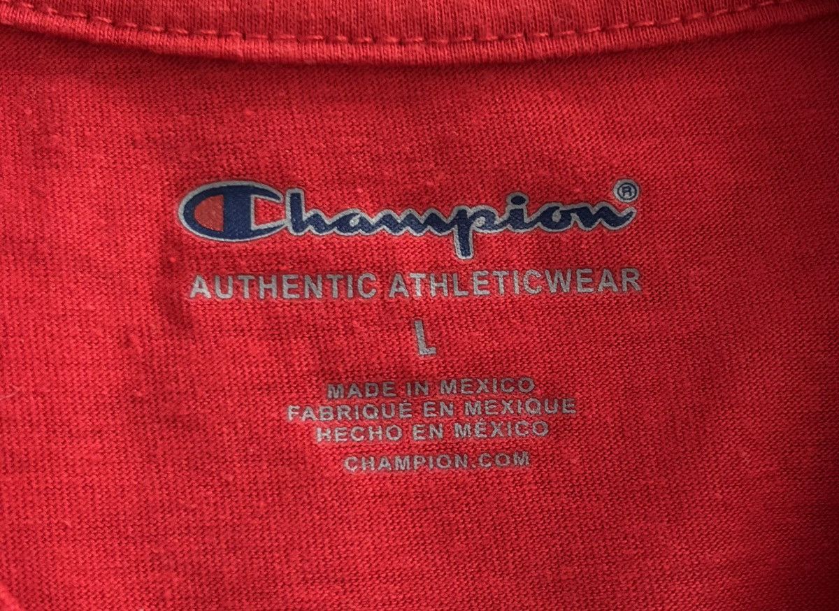 Champion Champion Red T-Shirt Size US XS / EU 42 / 0 - 4 Thumbnail