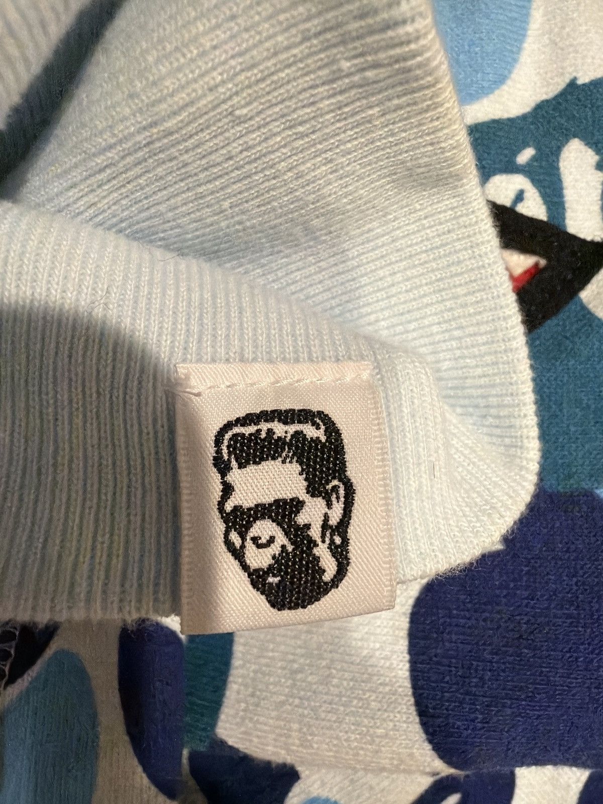 Bape BAPE “Shark” full-zip, camo print “PONR” Blue Size US L / EU 52-54 / 3 - 11 Thumbnail