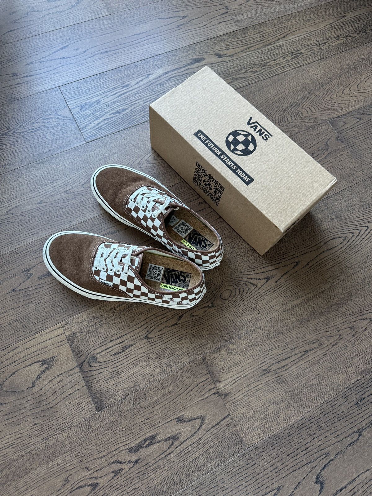 Vans Vans Authentic VR3 SF Brown Suede Checkboard Sneakers Rare Size US 8.5 / EU 41-42 - 15 Thumbnail