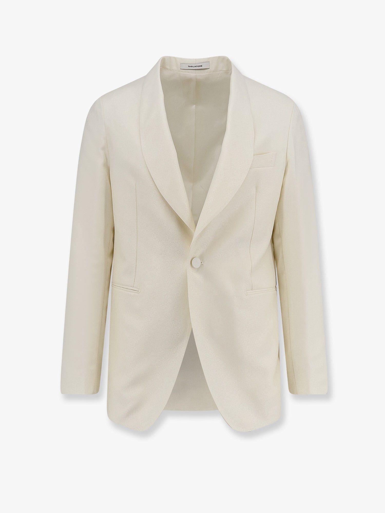 Tagliatore Virgin Wool And Lyocell Blazer Size US L / EU 52-54 / 3 - 1 Thumbnail