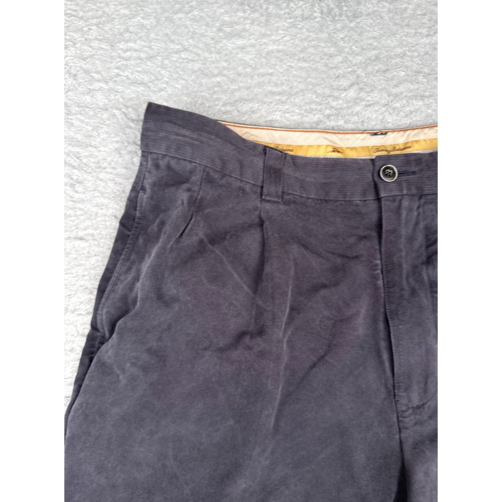 Tommy Bahama Tommy Bahama Shorts Adult 33 Blue 100% Silk Pleated Beach Vacation Resort 33x9 Size US 33 - 4 Thumbnail