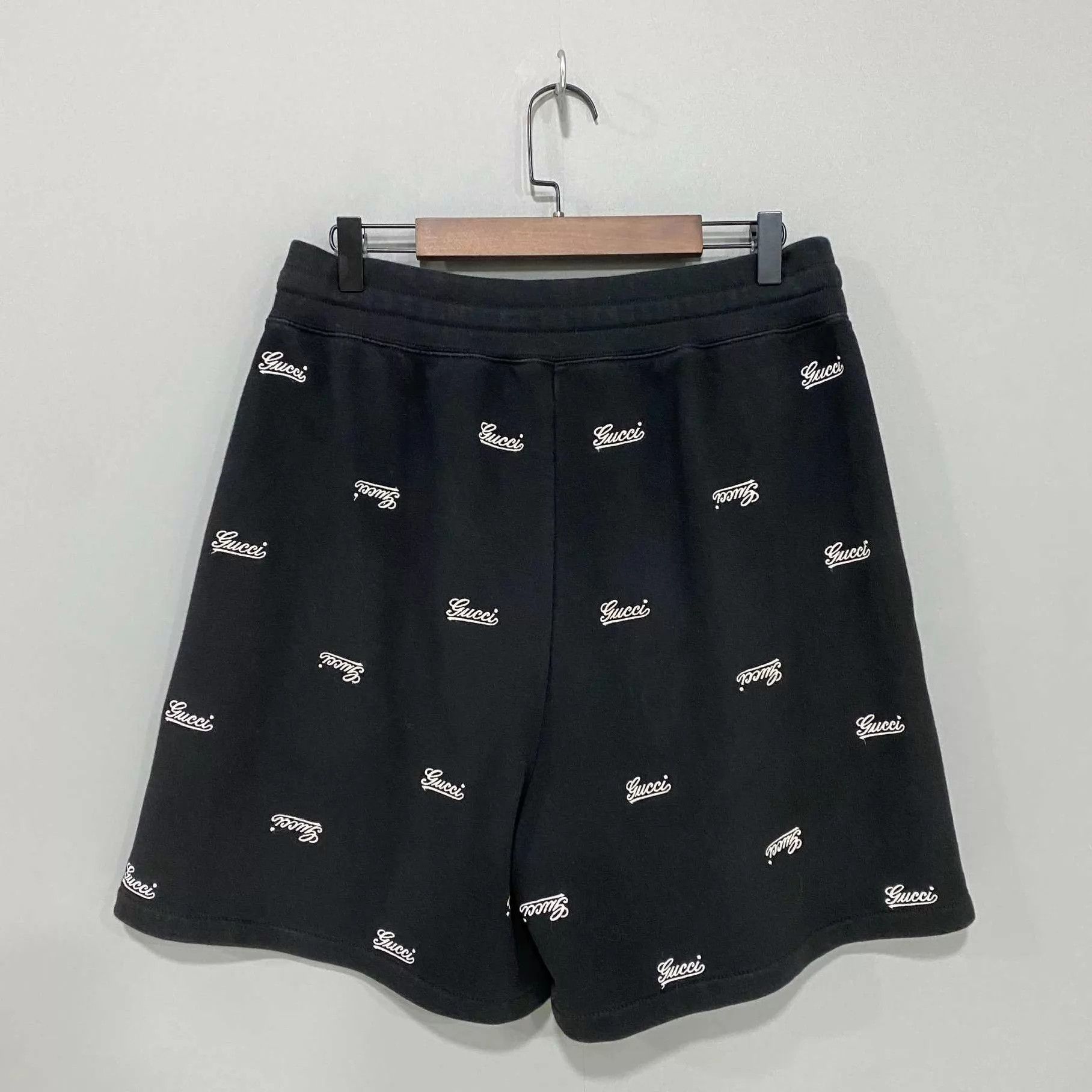 Gucci GUCCI All Over Logo Print Shorts 95 New M Size US 32 / EU 48 - 1 Thumbnail