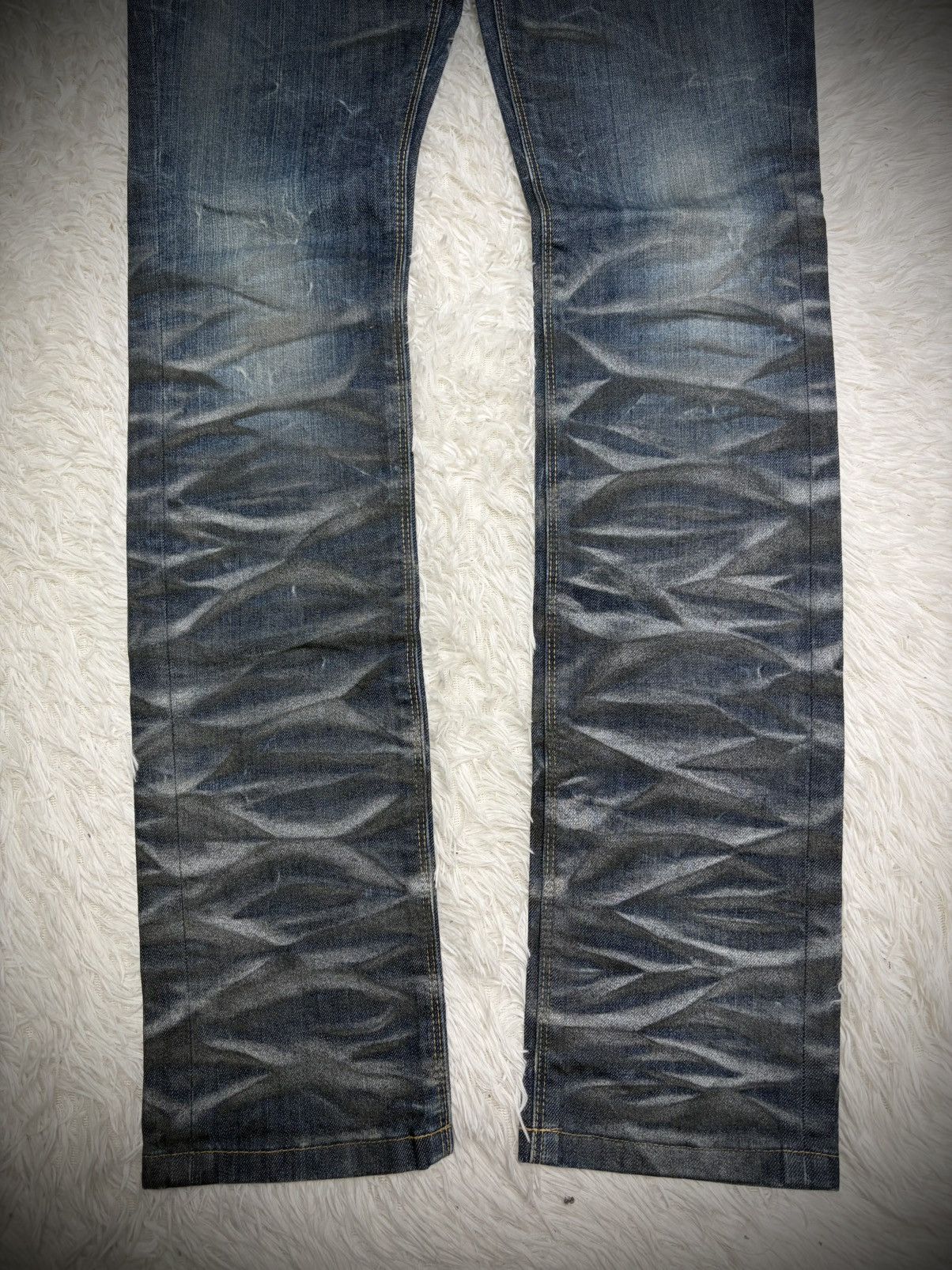 Japanese Brand Rare Neil Barrett luster whisker denim Size US 34 / EU 50 - 2 Thumbnail