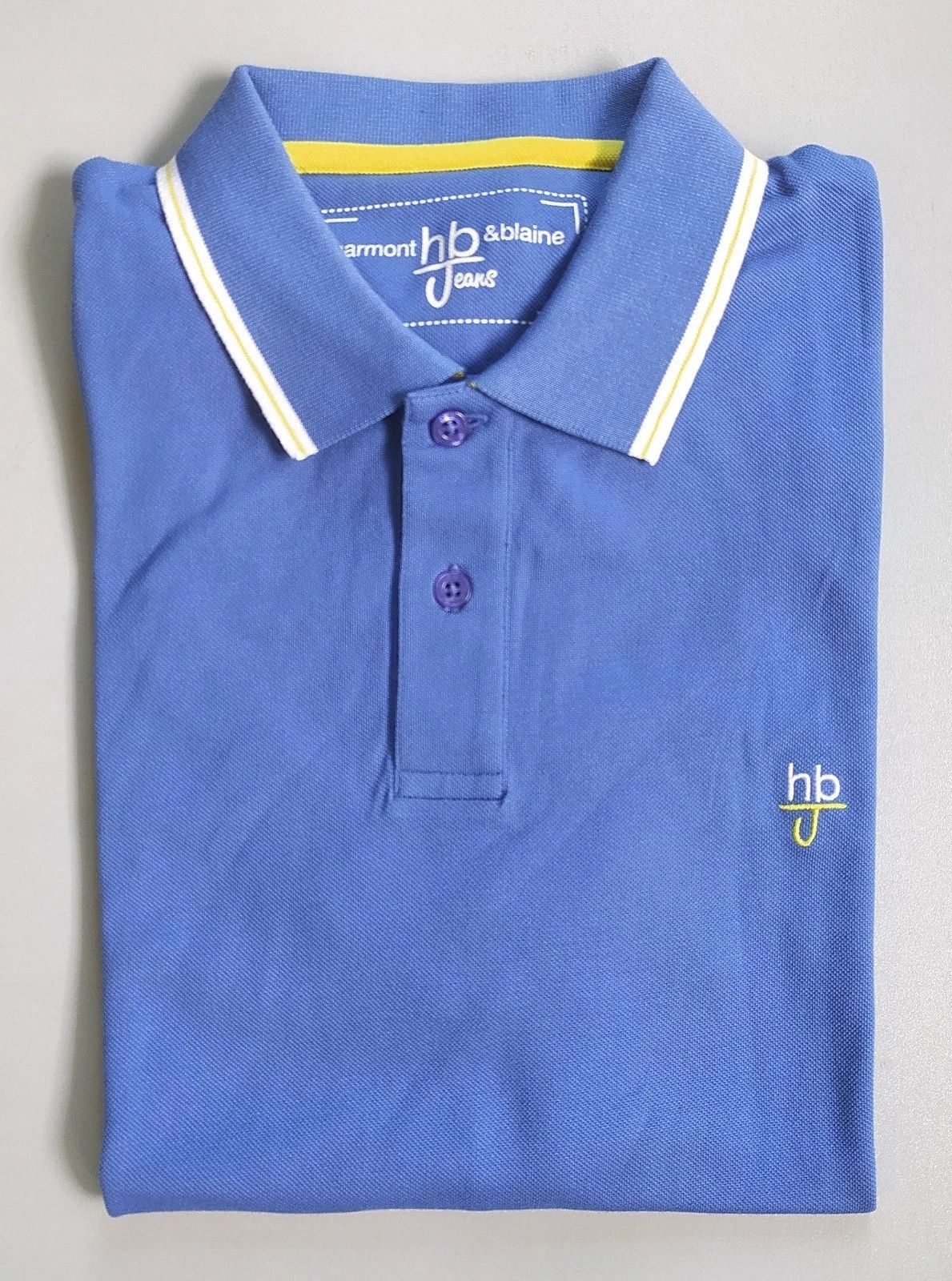 Harmont & Blaine Harmont & Blaine Jeans (HBJ) Shortsleeves Polo Shirt ASM1965 Size US L / EU 52-54 / 3 - 1 Thumbnail