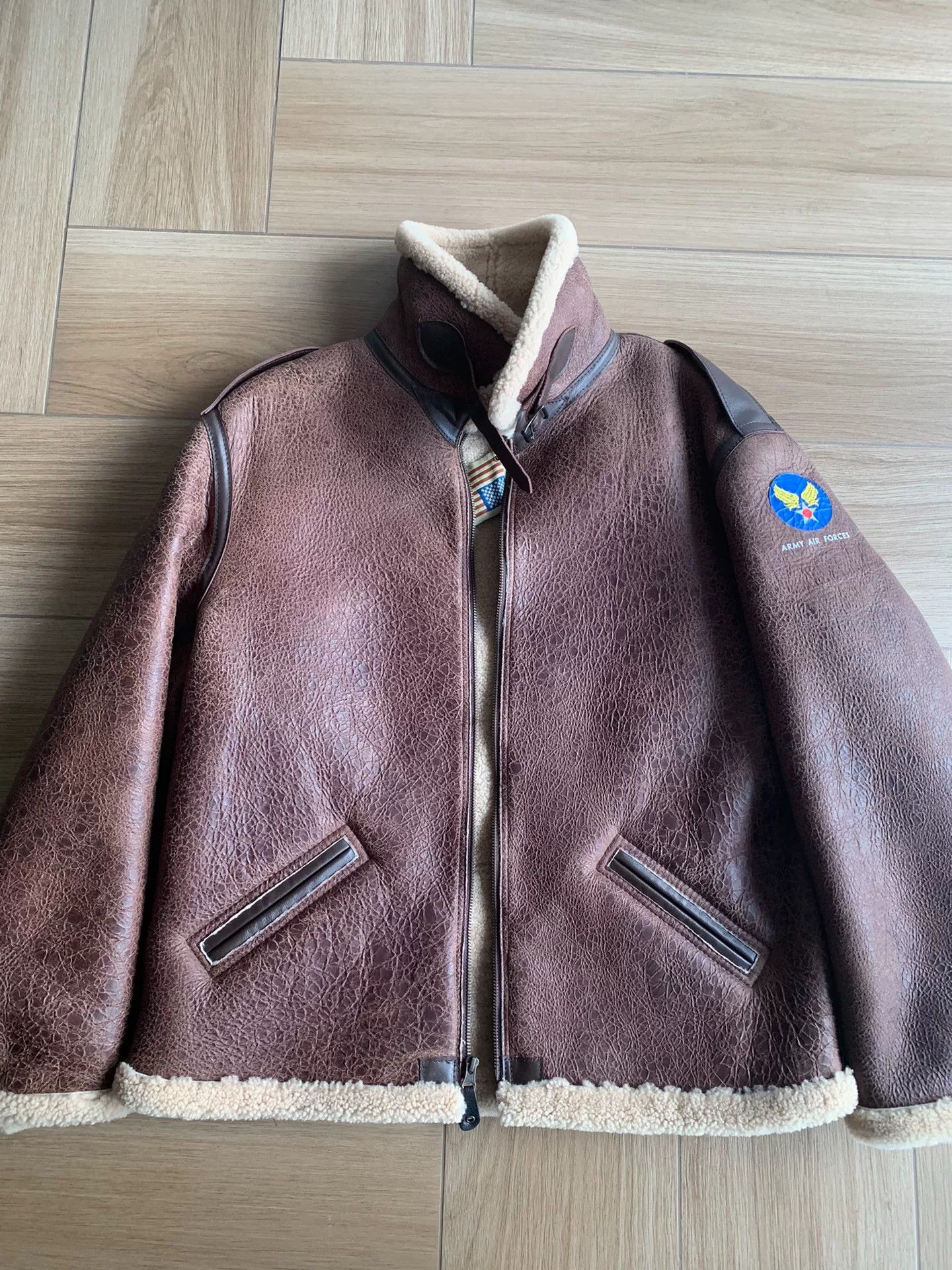 Cockpit USA Cockpit USA B-6 Shearling Flight Jacket Size US L / EU 52-54 / 3 - 1 Thumbnail