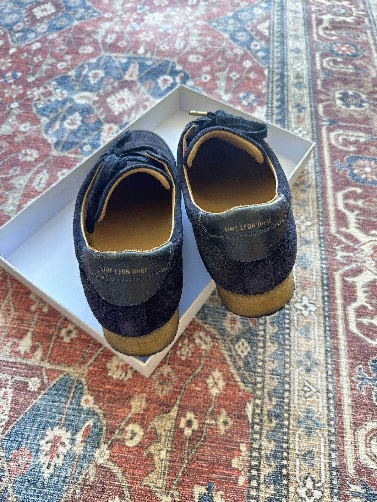 Aime Leon Dore Aime Leon Dore Q27 Wallabee Navy Size US 10 / EU 43 - 2 Thumbnail