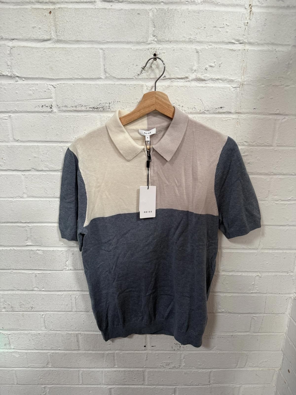 Reiss Reiss Colour Block Polo Shirt Mens Size S Size US S / EU 44-46 / 1 - 1 Thumbnail