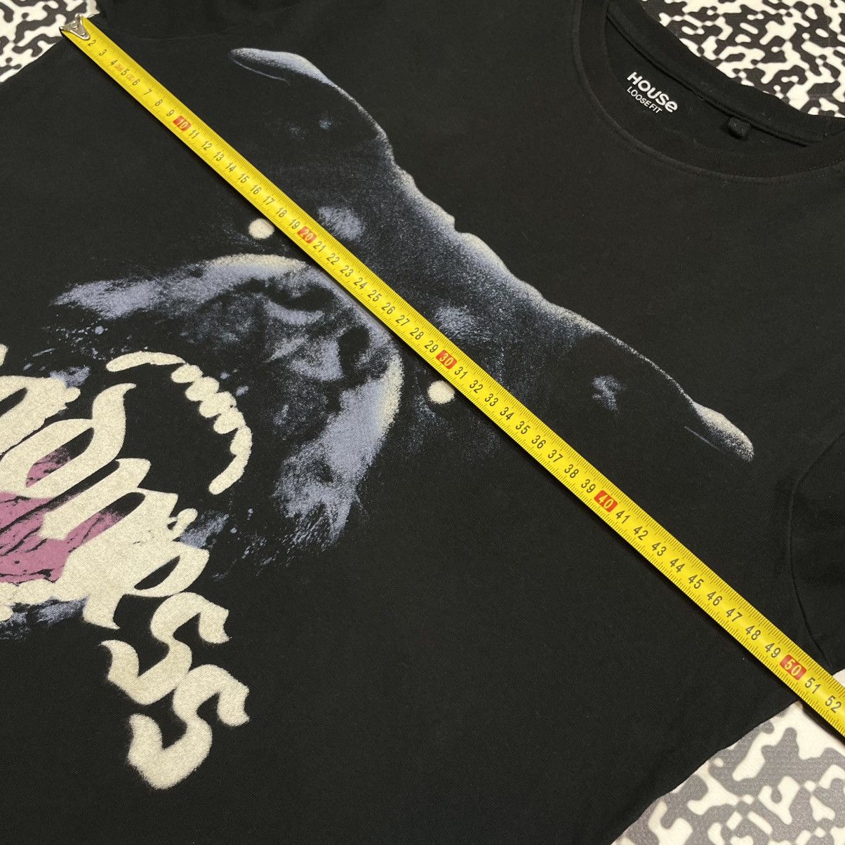 Japanese Brand Vintage Y2K Rottweiler Madness Horror Dog Givenchy Style Tee Size US S / EU 44-46 / 1 - 11 Thumbnail