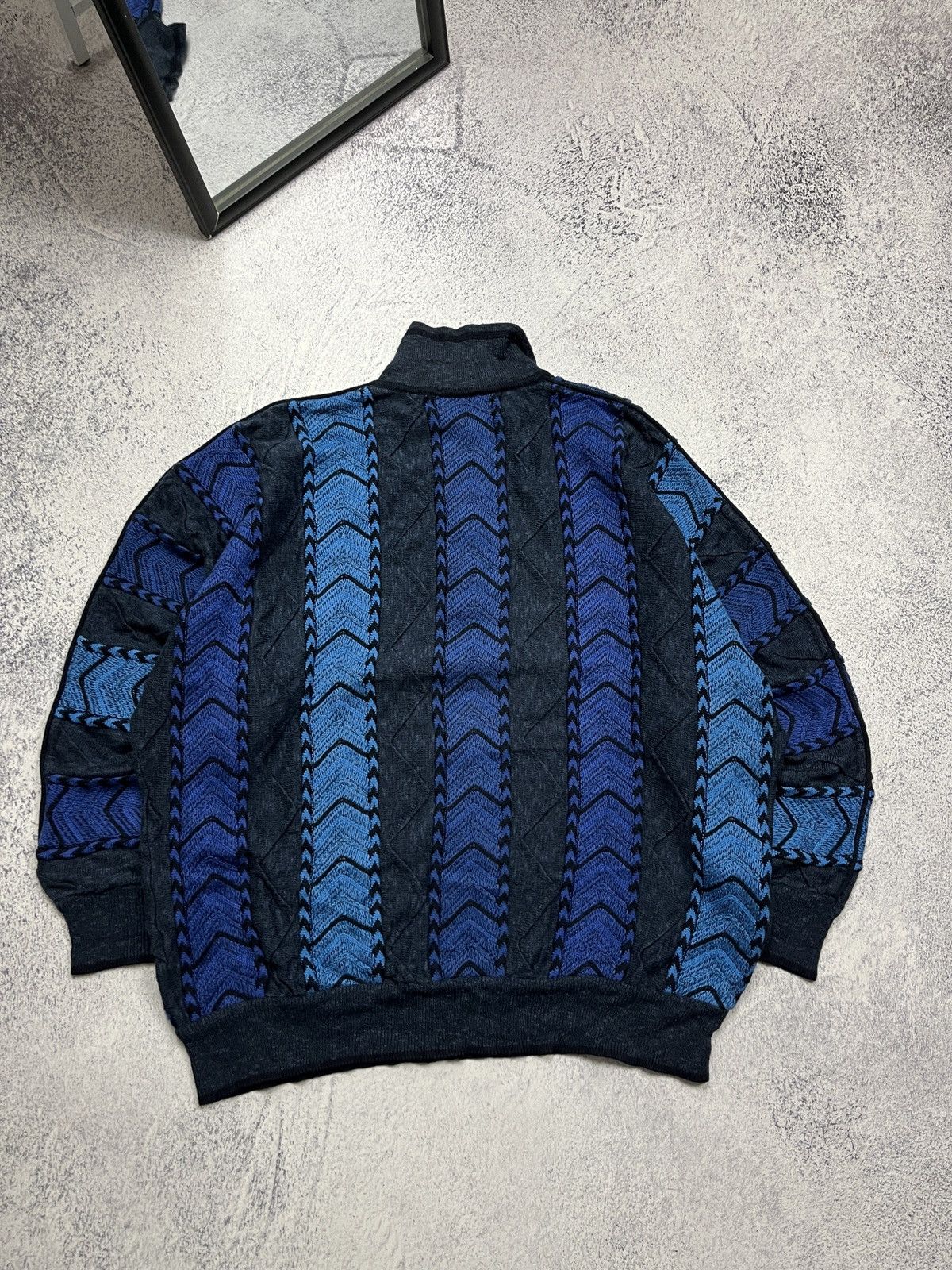 Carlo Colucci Vintage 90’s Carlo Colucci Cable Knit Sweater Only For Japan Size US XL / EU 56 / 4 - 10 Thumbnail