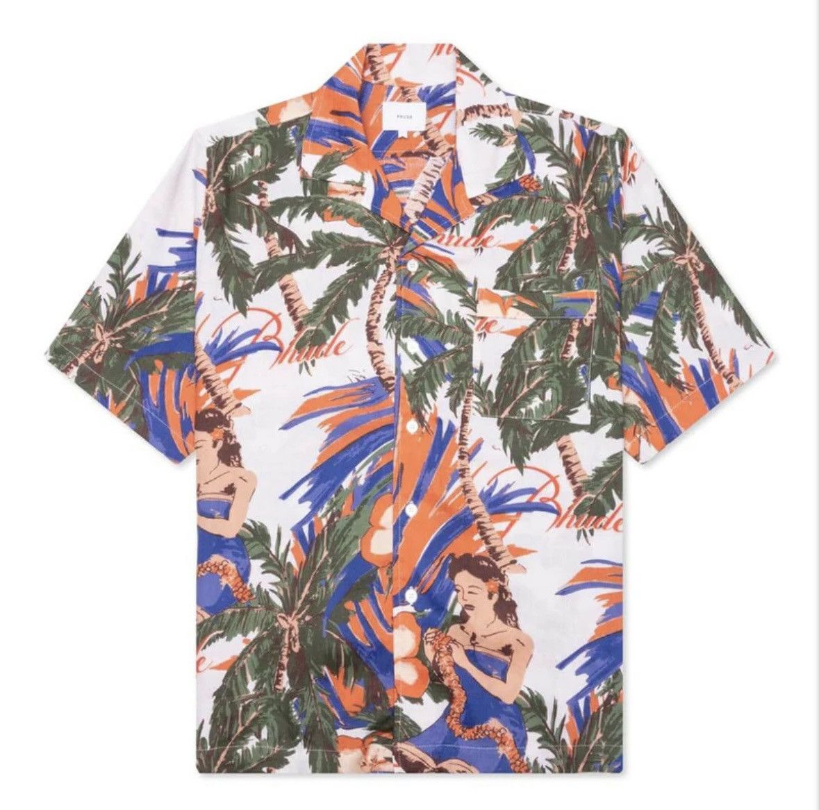 Rhude Rhude Le Fleur Linen Shirt SS24 Size US S / EU 44-46 / 1 - 1 Thumbnail