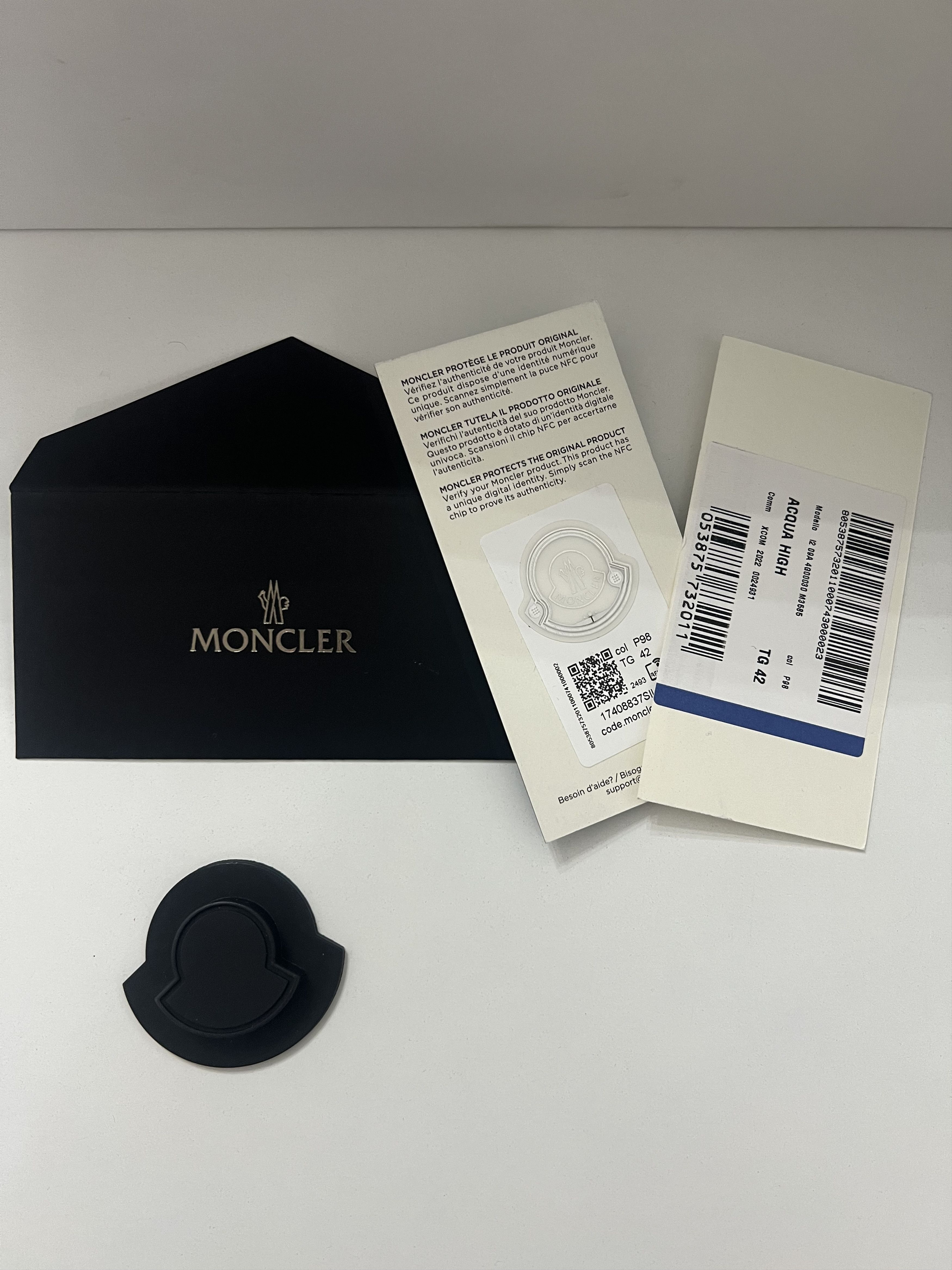 Moncler Moncler Men's Acqua High Ribbed Rain Boots Size US 9 / EU 42 - 5 Thumbnail