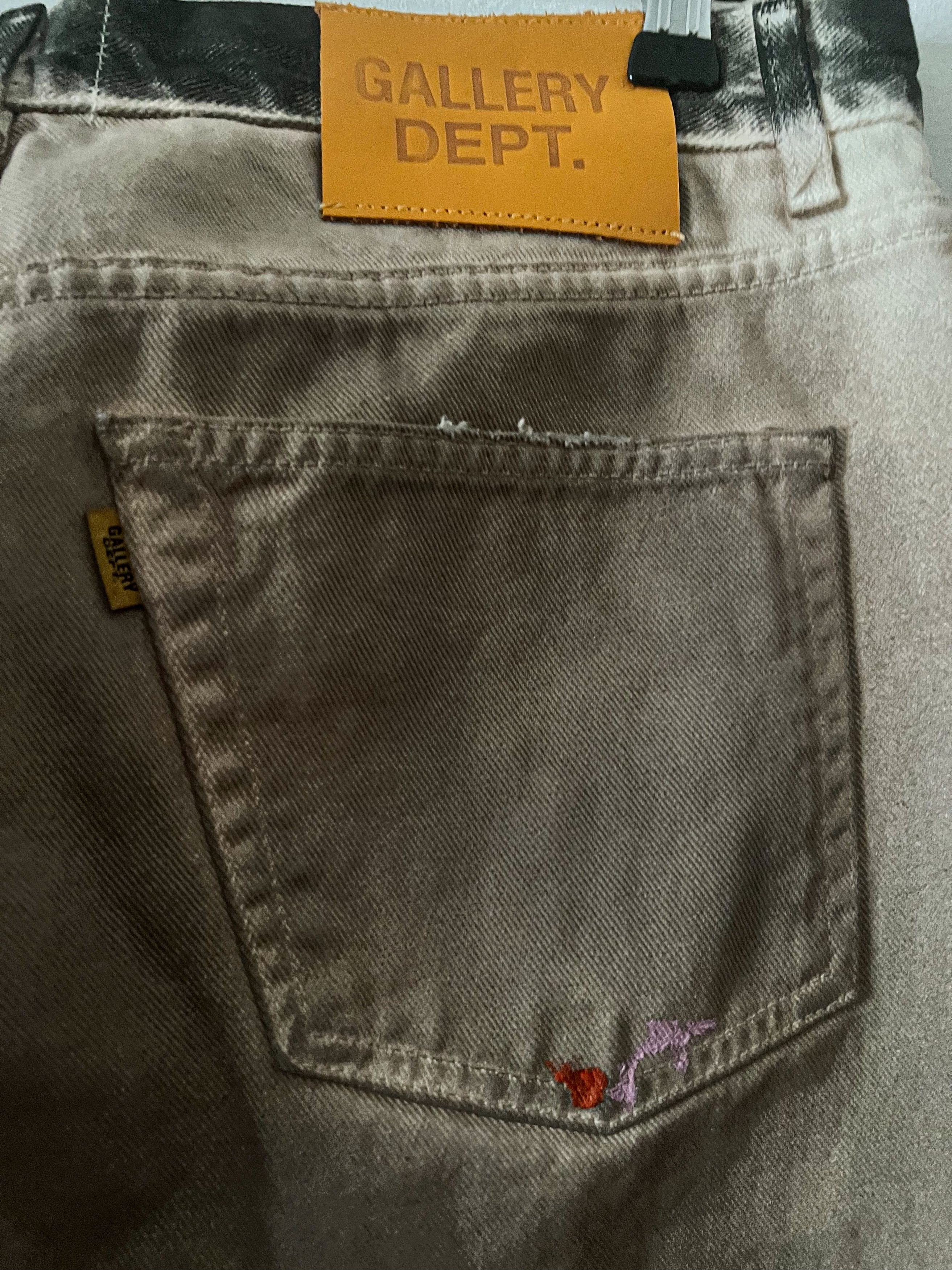 Gallery Dept. Hollywood BLV 5001 Paint-Splattered Distressed Jeans Size US 32 / EU 48 - 15 Thumbnail