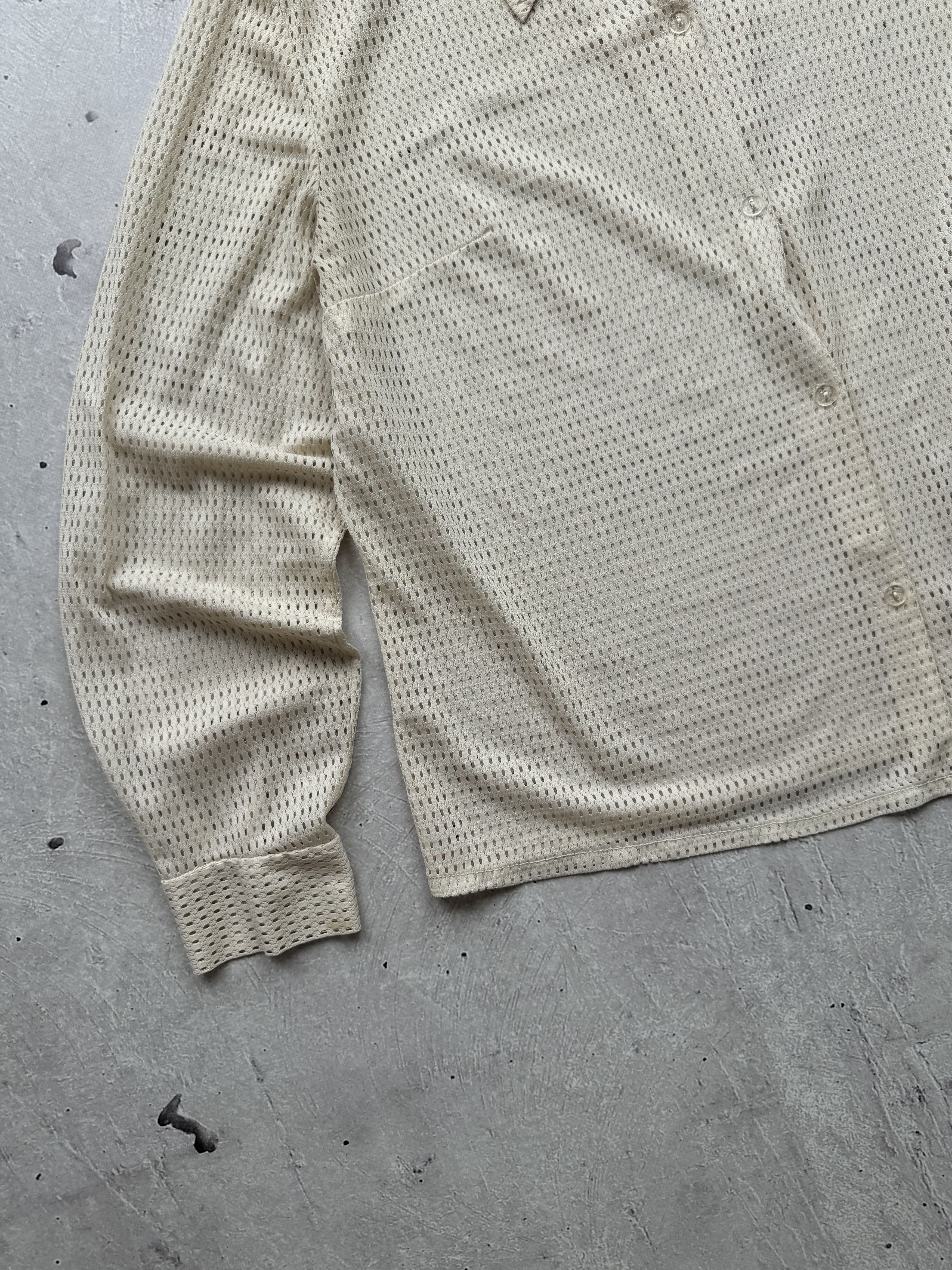 Helmut Lang Helmut Lang Vintage Mesh Shirt Size M / US 6-8 / IT 42-44 - 4 Thumbnail