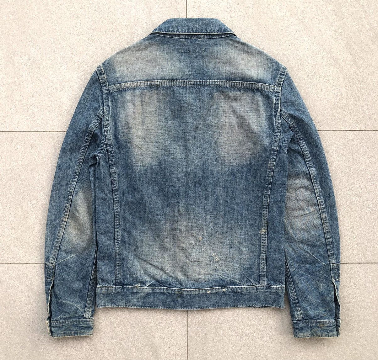Lounge Lizard Japanese Brand Loung Lizard Type 1 Denim Jacket Jacket Size S / US 4 / IT 40 - 7 Thumbnail