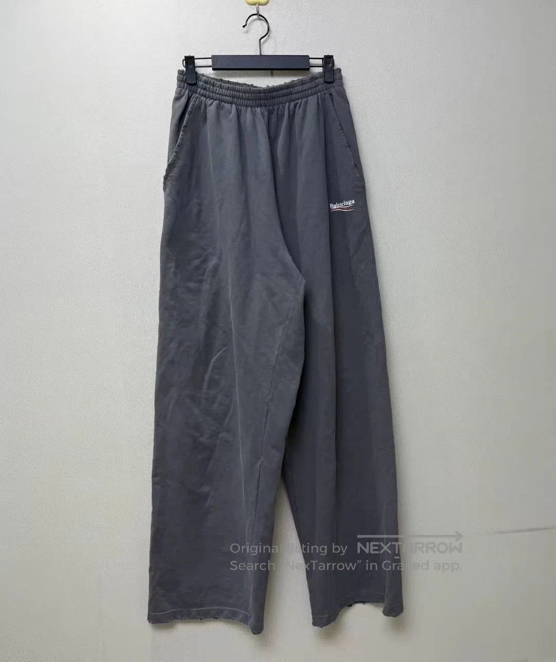 Balenciaga Balenciaga Black Gray Crackle Coke Pants. Size US 36 / EU 52 - 1 Thumbnail