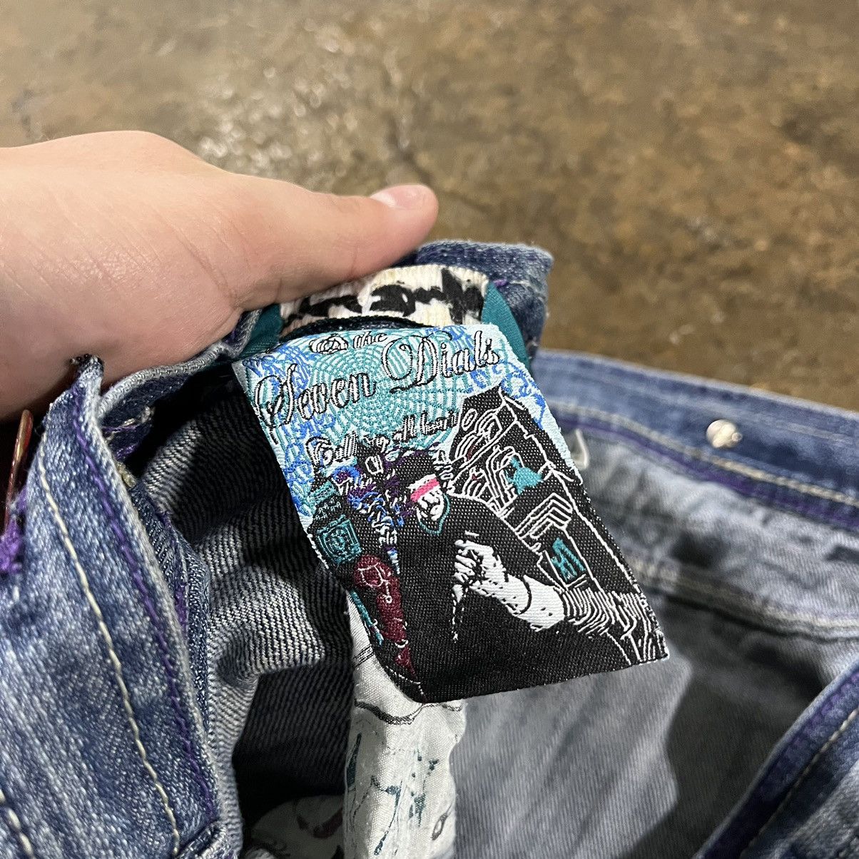 Ed Hardy × JNCO × Vintage Crazy Vintage Y2K Baggy Jeans JNCO Wide Leg Skater Unique Size US 38 / EU 54 - 15 Thumbnail