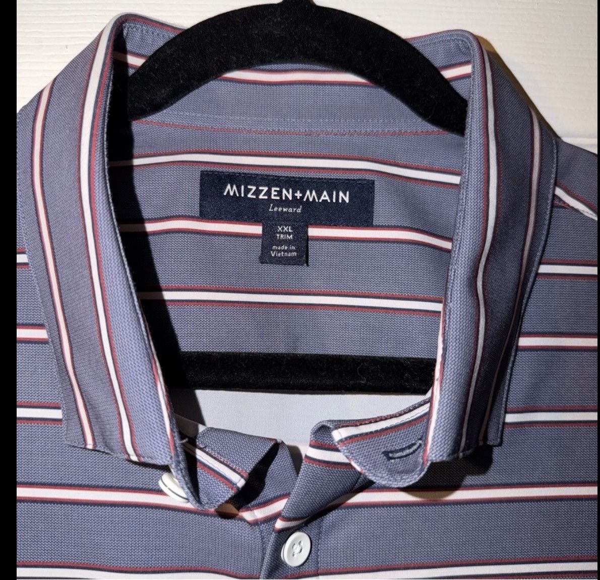 Mizzen+Main Mizzen+Main leeward Navy and Red Striped Casual Shirt Size US XXL / EU 58 / 5 - 2 Thumbnail