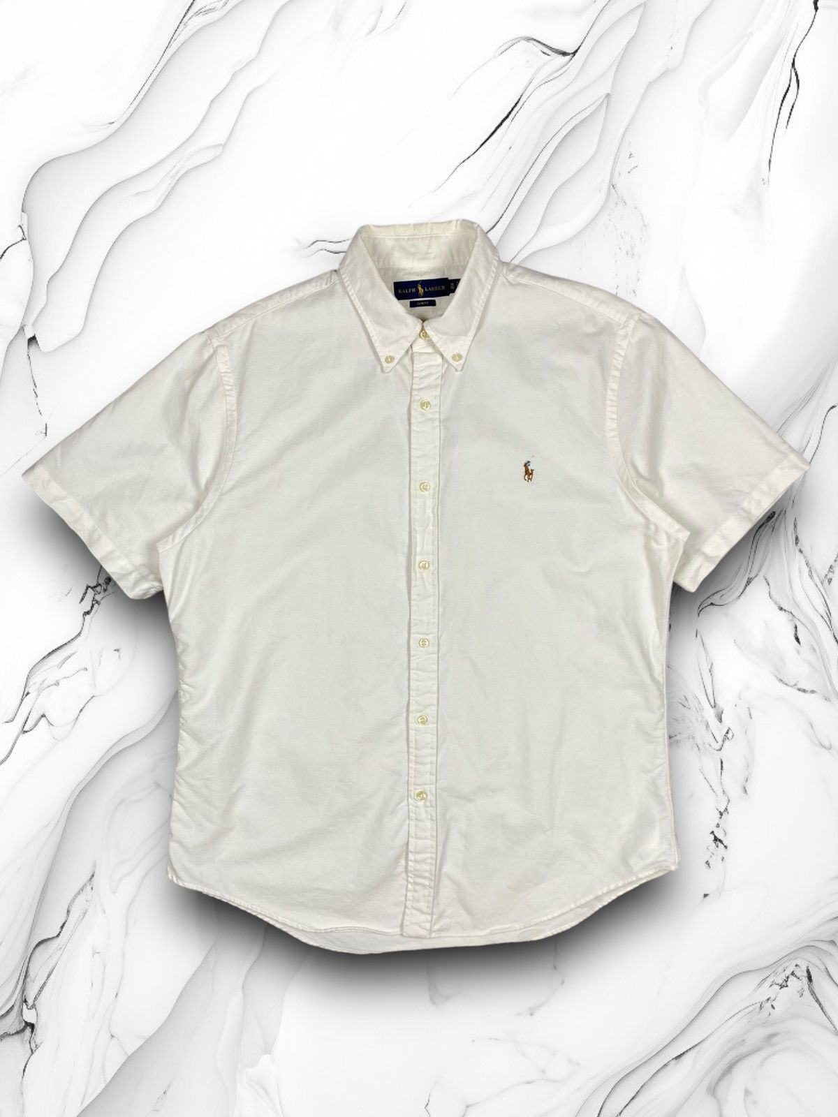Polo Ralph Lauren × Ralph Lauren Polo Ralph Lauren Basic Button Up Shirt Size US XL / EU 56 / 4 - 1 Thumbnail