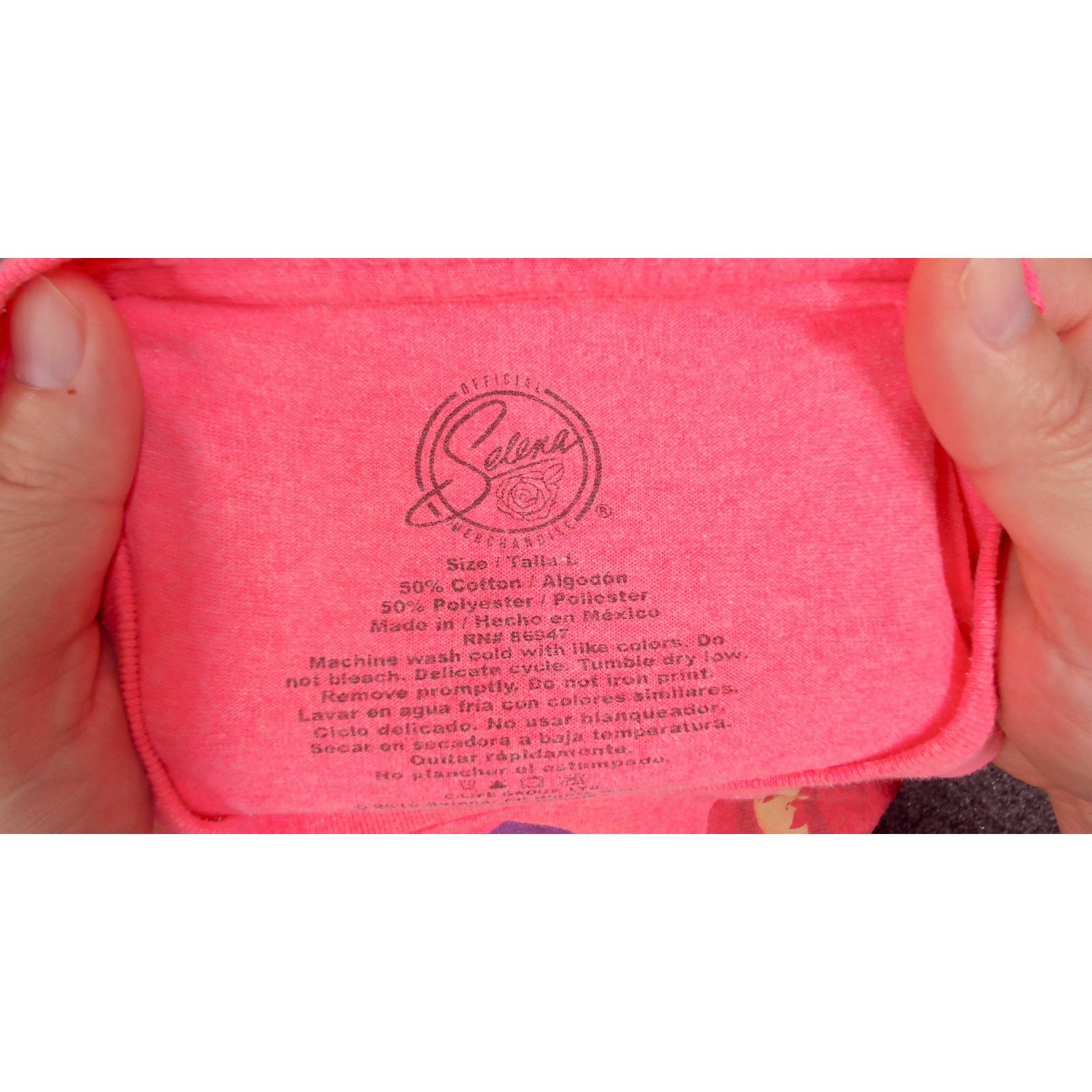Other Custom Cut Selena Pop Art Neon Pink Boxy Muscle Tee Size L / US 10 / IT 46 - 5 Thumbnail