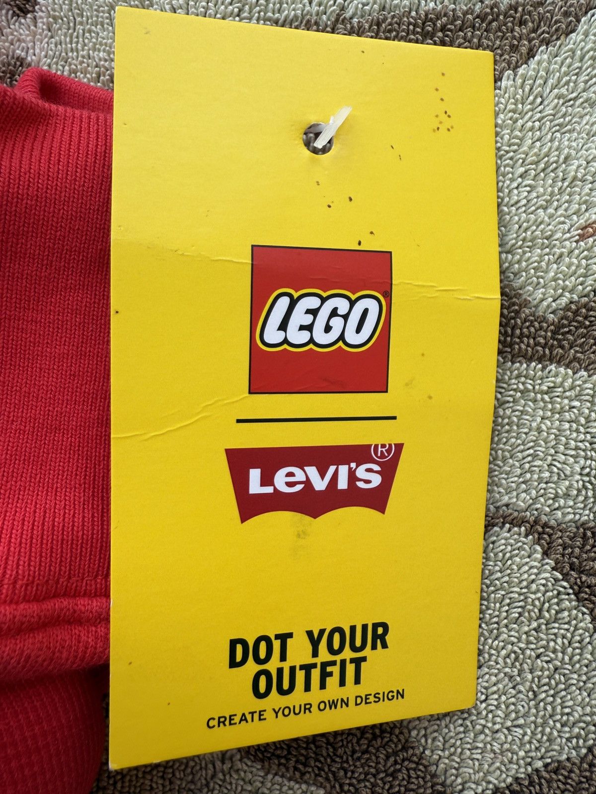 LEGO × Levi's NWT w/Wearable 6x6 Baseplate – Red Crew Sweatshirt Size US L / EU 52-54 / 3 - 12 Thumbnail