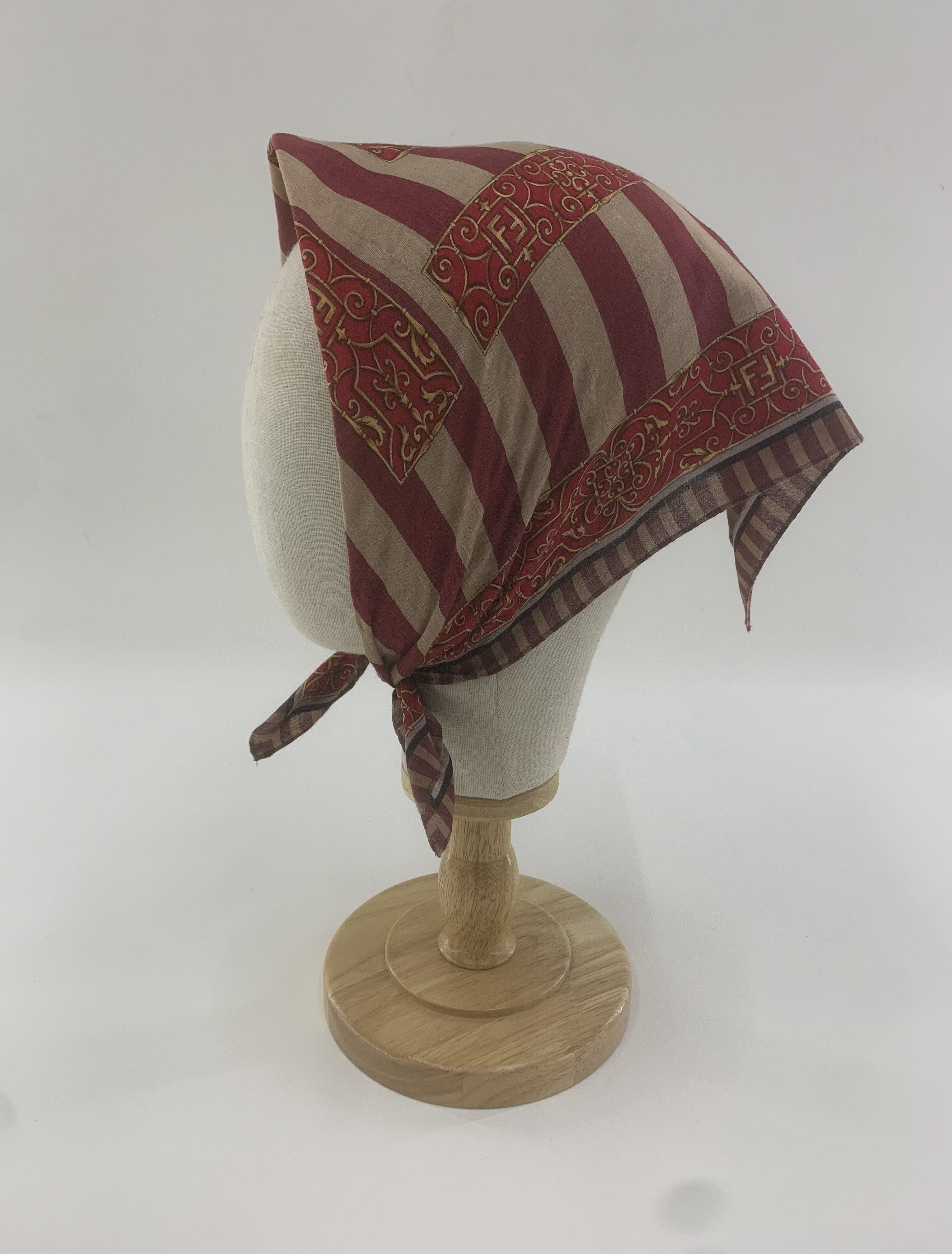 Vintage Fendi Handkerchief Bandana Neckerchief Square TB3488 Size ONE SIZE - 3 Thumbnail