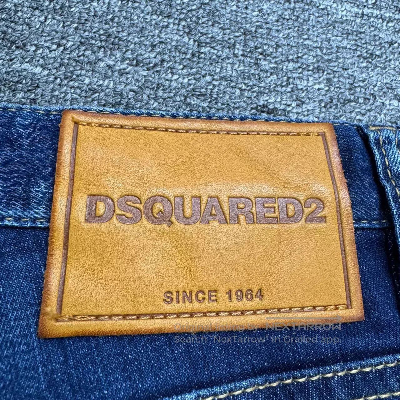 Dsquared2 DSQUARED2 Cuffed Distressed Jeans. Size US 31 - 6 Thumbnail