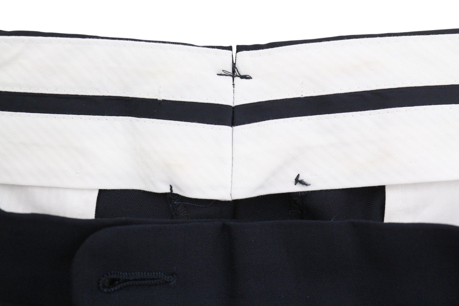 Suitsupply SOHO SA UK44S Dark Blue Wool Tapered Zip Trousers 86723 Size 44S - 8 Thumbnail