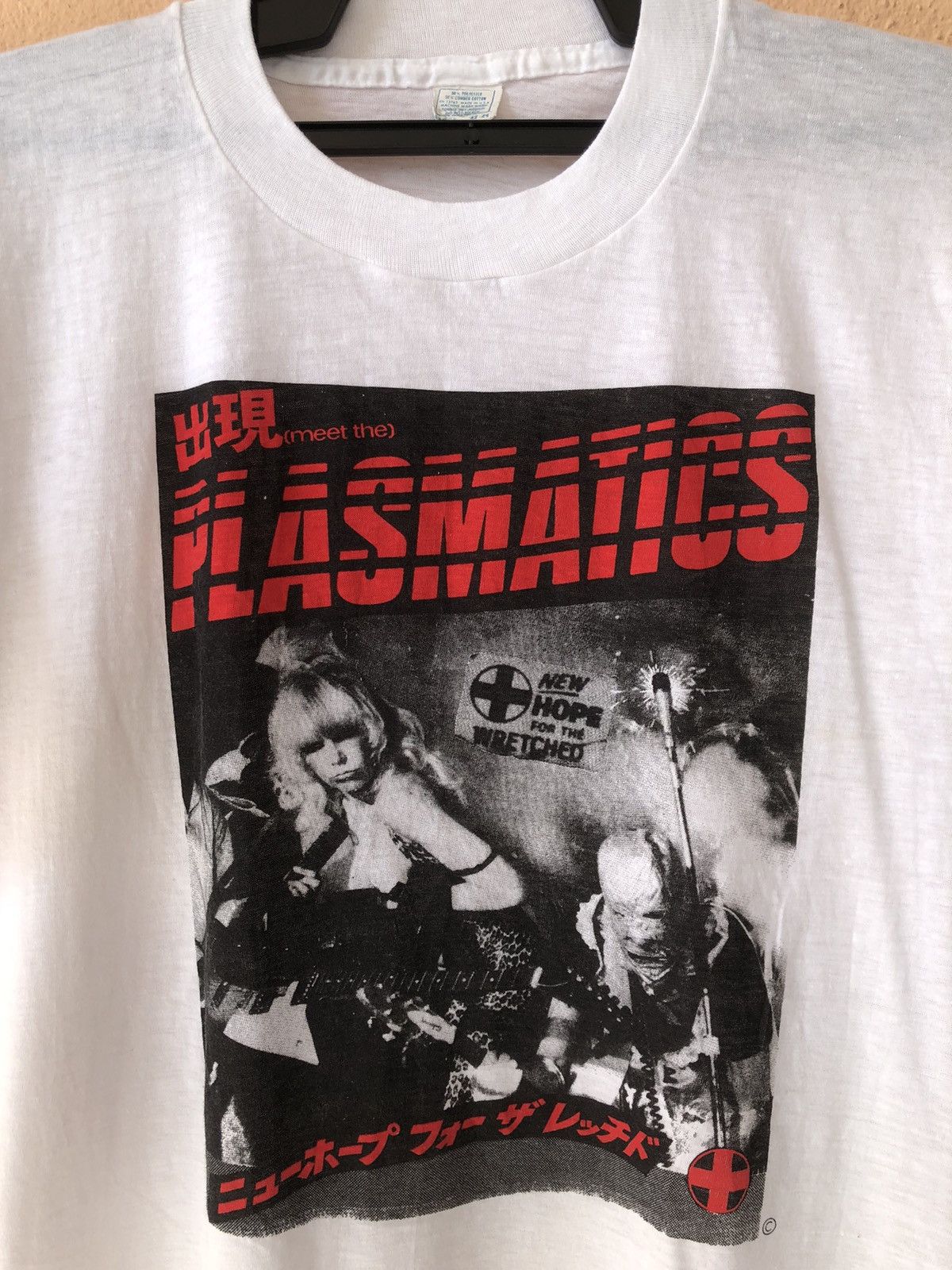 Band Tees × Vintage Vintage 80📍PLASMATICS Band Promo Tee Size US M / EU 48-50 / 2 - 3 Thumbnail