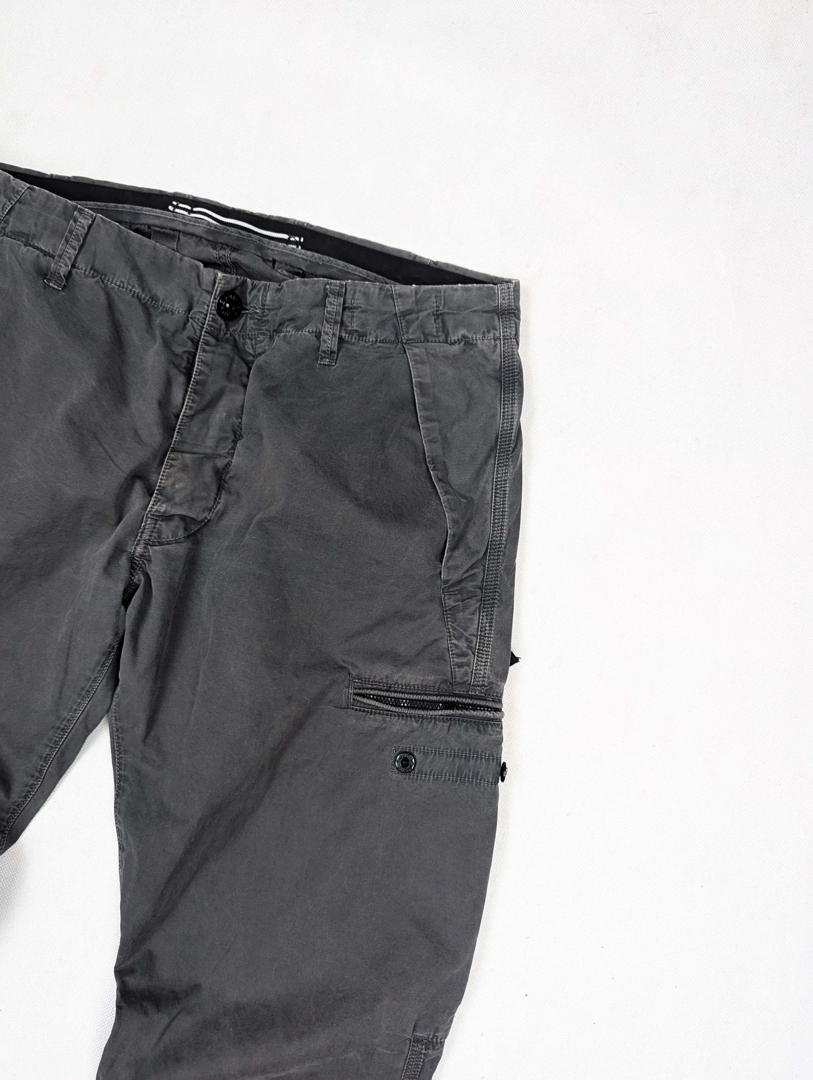 Stone Island Stone Island grey cargo pants trousers 33 Size US 33 - 2 Thumbnail
