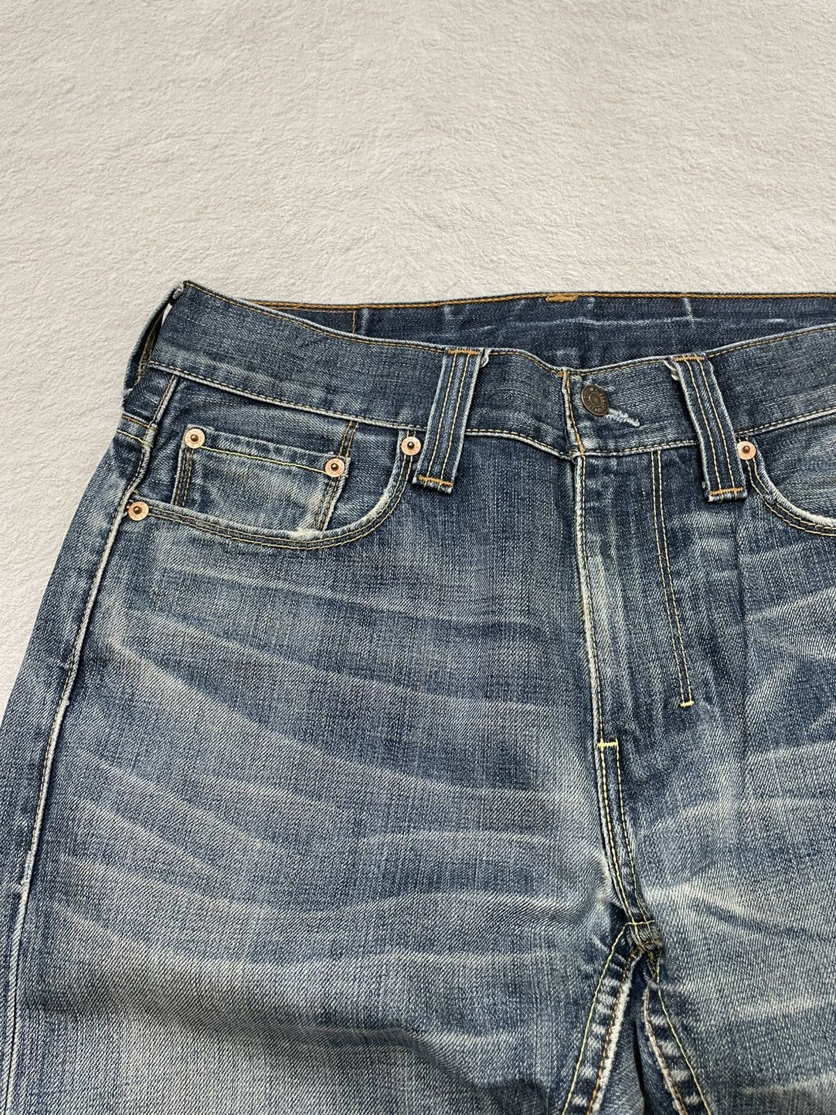 Levi's Vintage Clothing 00s Levis Denim Vintage Rare Faded Mudwash Y2K Size US 32 / EU 48 - 3 Thumbnail
