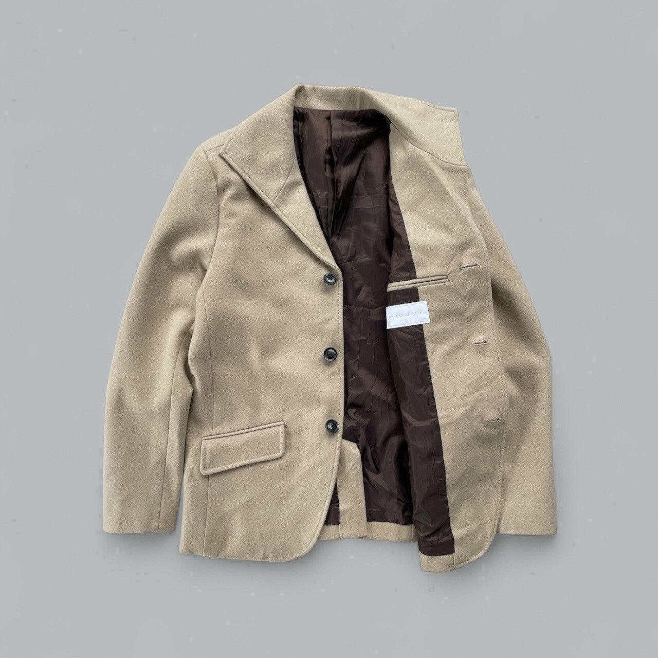 GOSTAR DE FUGA GOSTAR DE FUGA MEN'S WOOL SHAWL-COLLAR SUIT JACKET Size US S / EU 44-46 / 1 - 4 Thumbnail