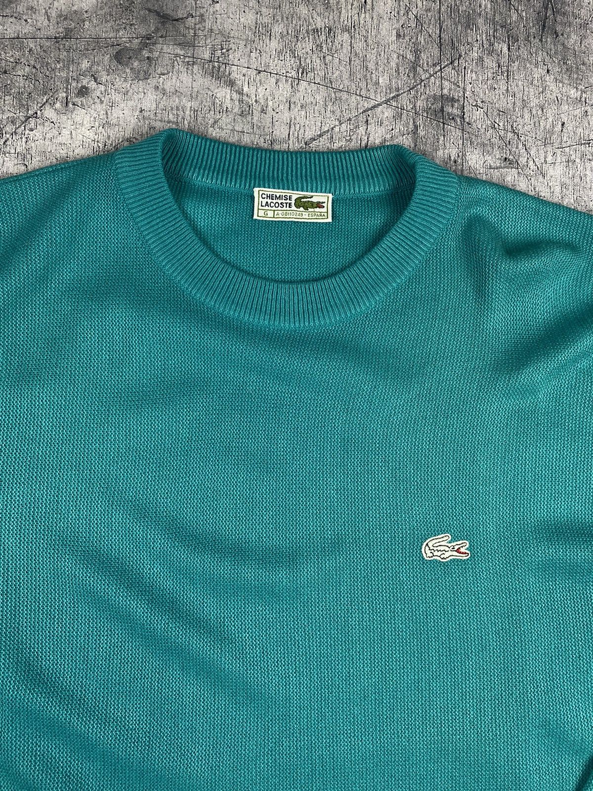 Lacoste Vintage Lacoste Knit Sweater Sweatshirt Size US XL / EU 56 / 4 - 5 Thumbnail