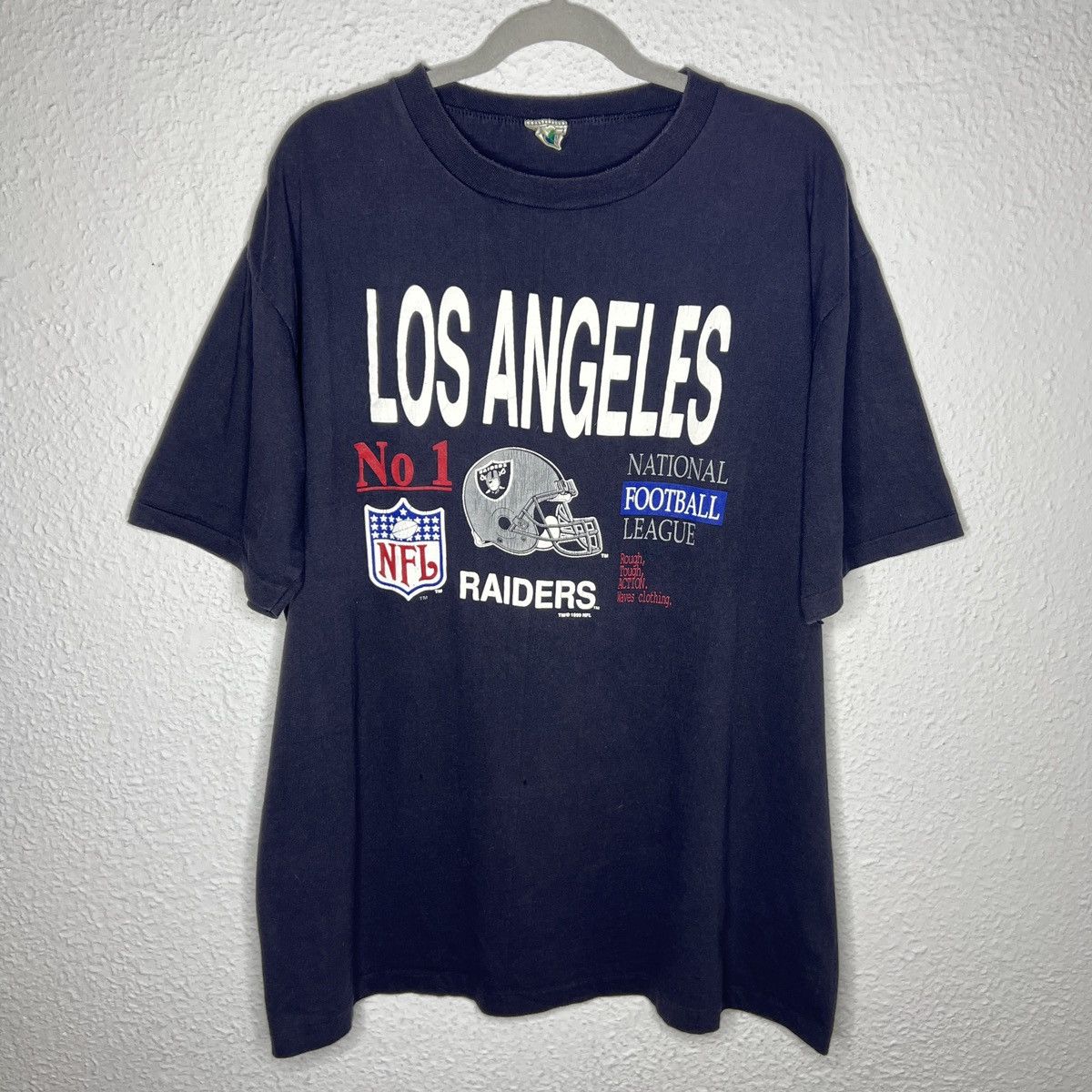 Los Angeles Apparel Vintage 1990 Los Angeles Raiders Tee Tshirt NFL Football No1 Size US XL / EU 56 / 4 - 1 Thumbnail