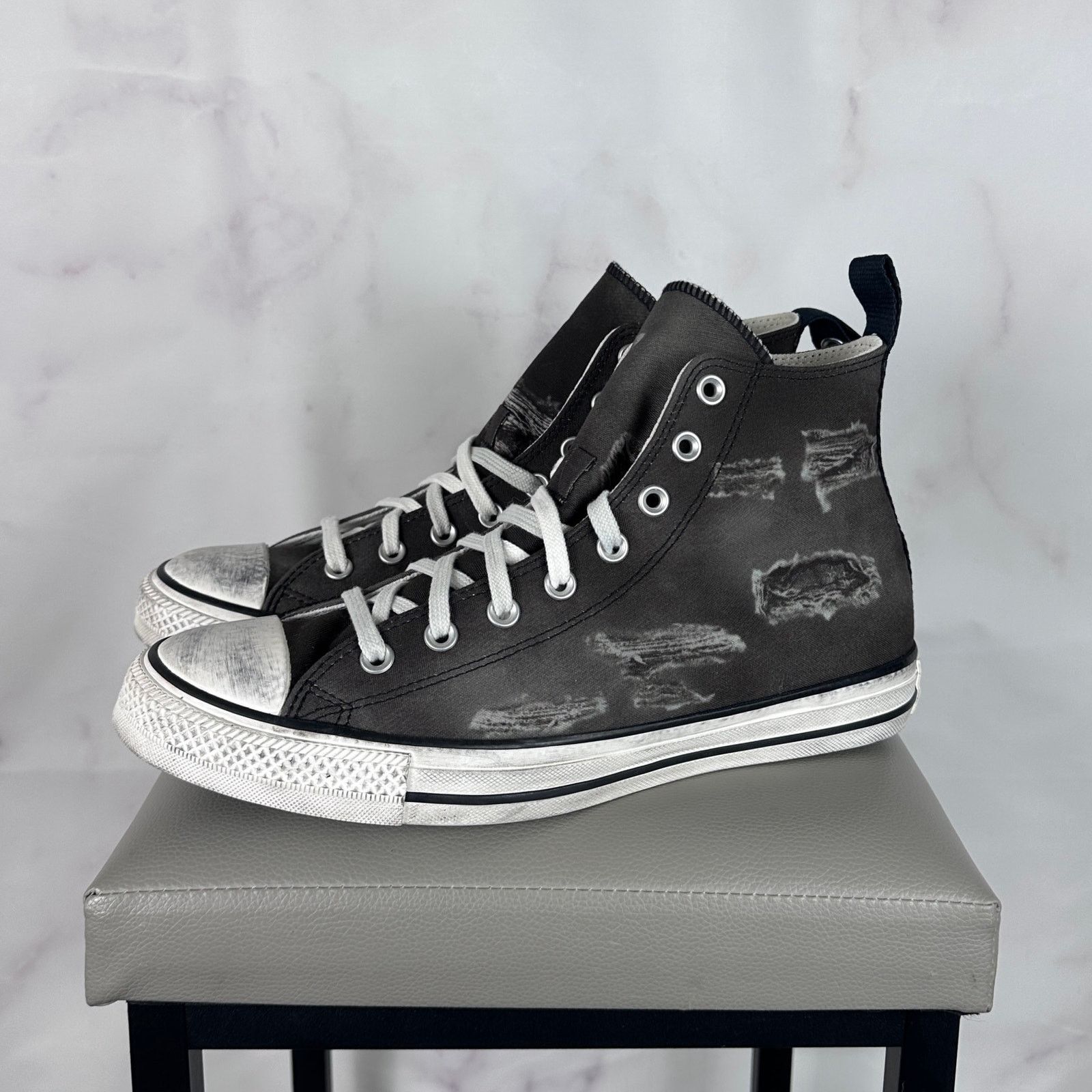 Converse Charli XCX Party Girl Distressed Chuck Taylor Grey Size US 10 / EU 43 - 1 Thumbnail