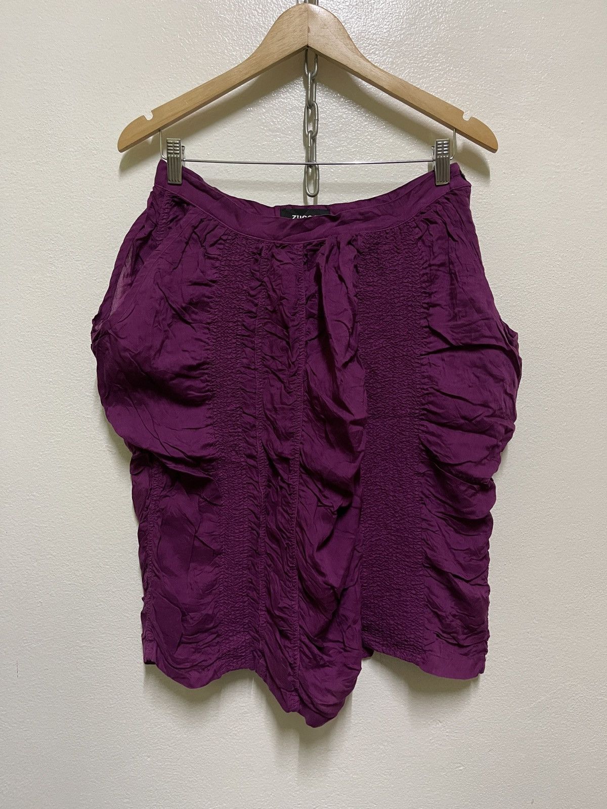 Issey Miyake × Zucca Zucca Pleated Skirt Two Pocket Size 30" / US 8 / IT 44 - 1 Thumbnail
