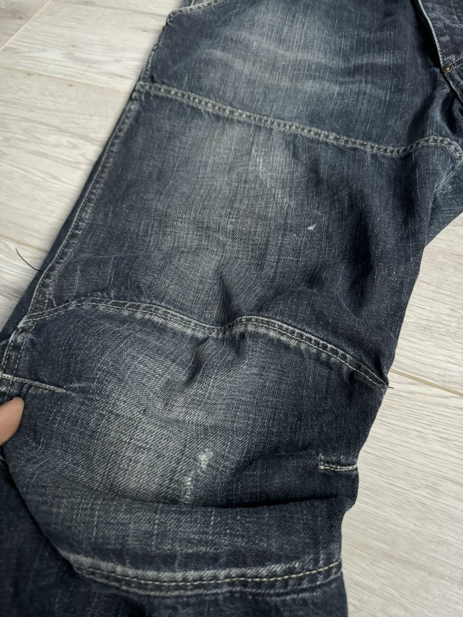 G-Star × Japanese Brand Vintage jeans G Star Raw made in Italy Double knee pants 90s Size US 34 / EU 50 - 4 Thumbnail