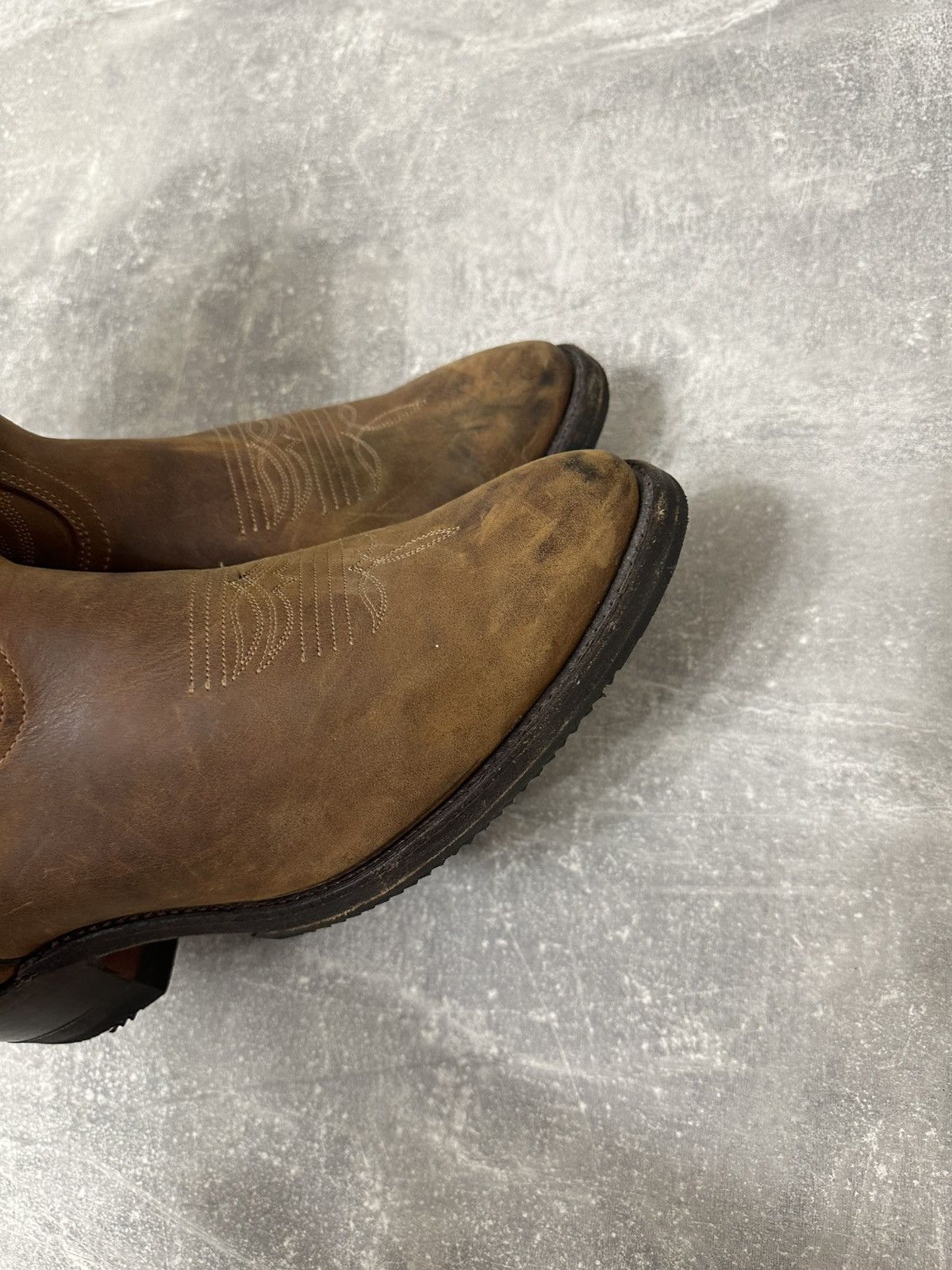 Vintage Vintage Leather Cowboy Boots Western shoes Size US 11 / EU 44 - 10 Thumbnail