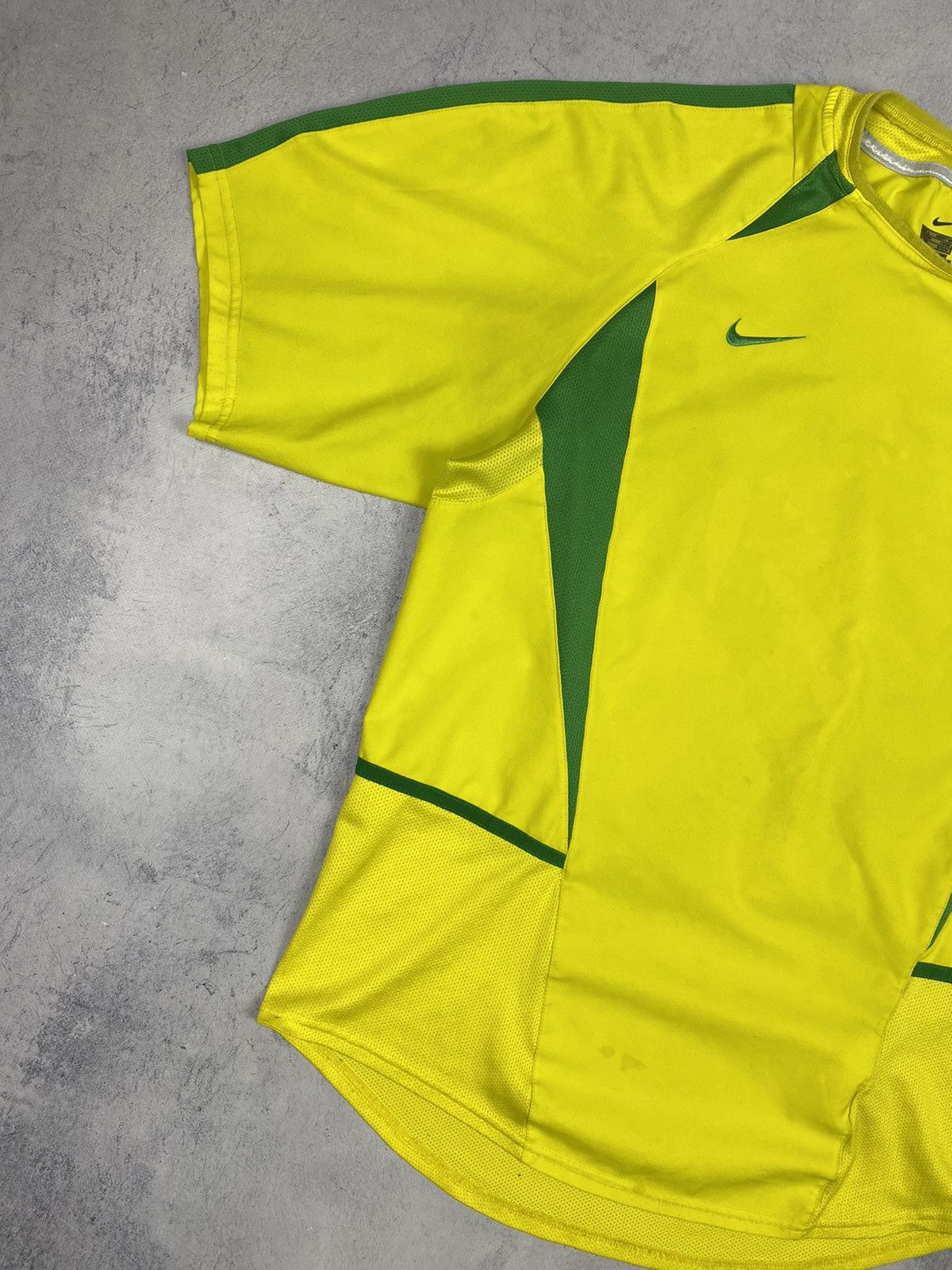 Nike × Vintage Vintage 00s Nike Brazil Hational Team Soccer Jersey Shirt Size US L / EU 52-54 / 3 - 3 Thumbnail