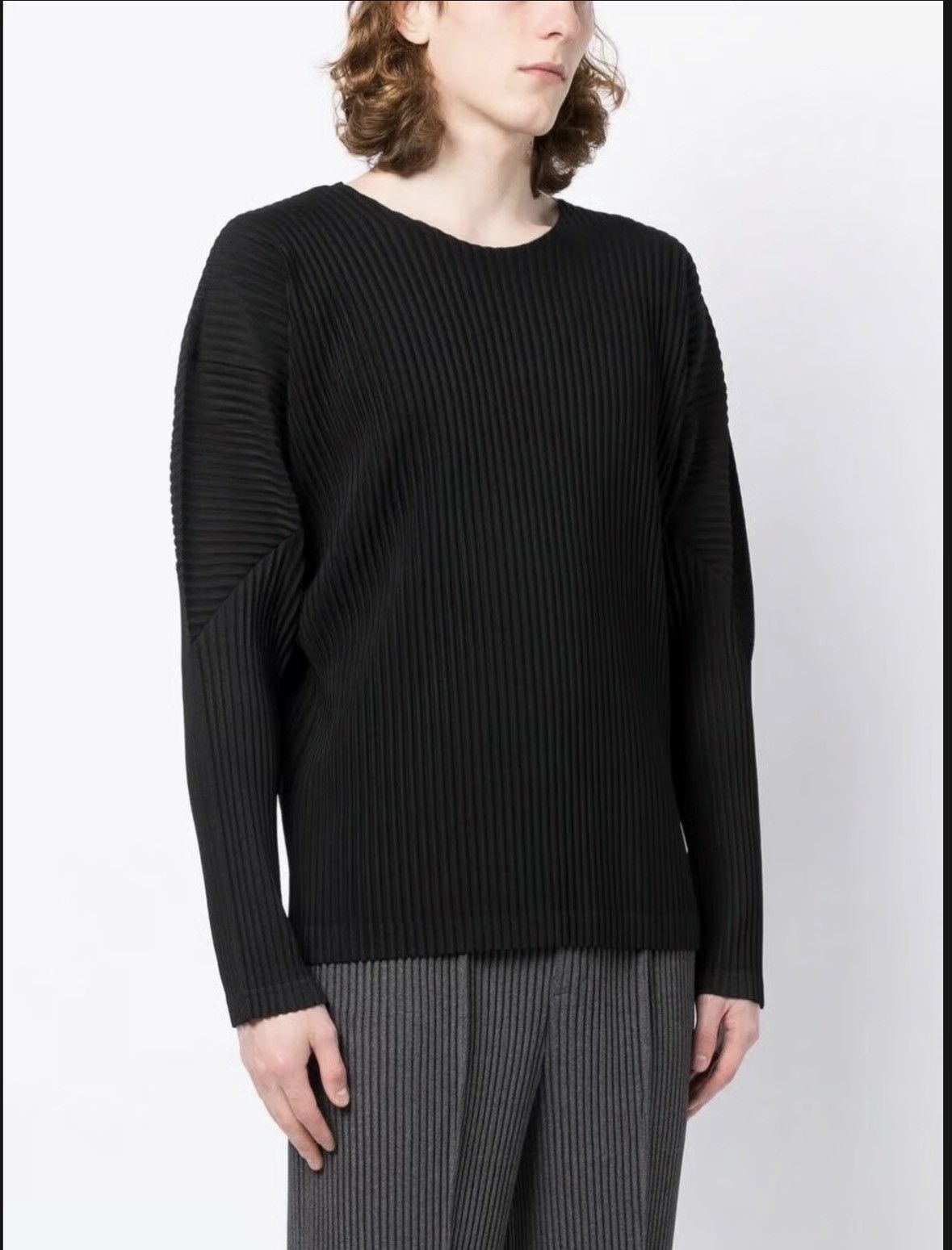 Homme Plisse Issey Miyake Issey Miyake HP Sweatshirts JK102 Size US L / EU 52-54 / 3 - 3 Thumbnail