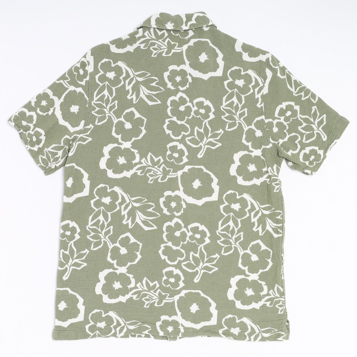 Folk Folk Printed Flower Floral Short Sleeve Shirt Green Size US S / EU 44-46 / 1 - 8 Thumbnail