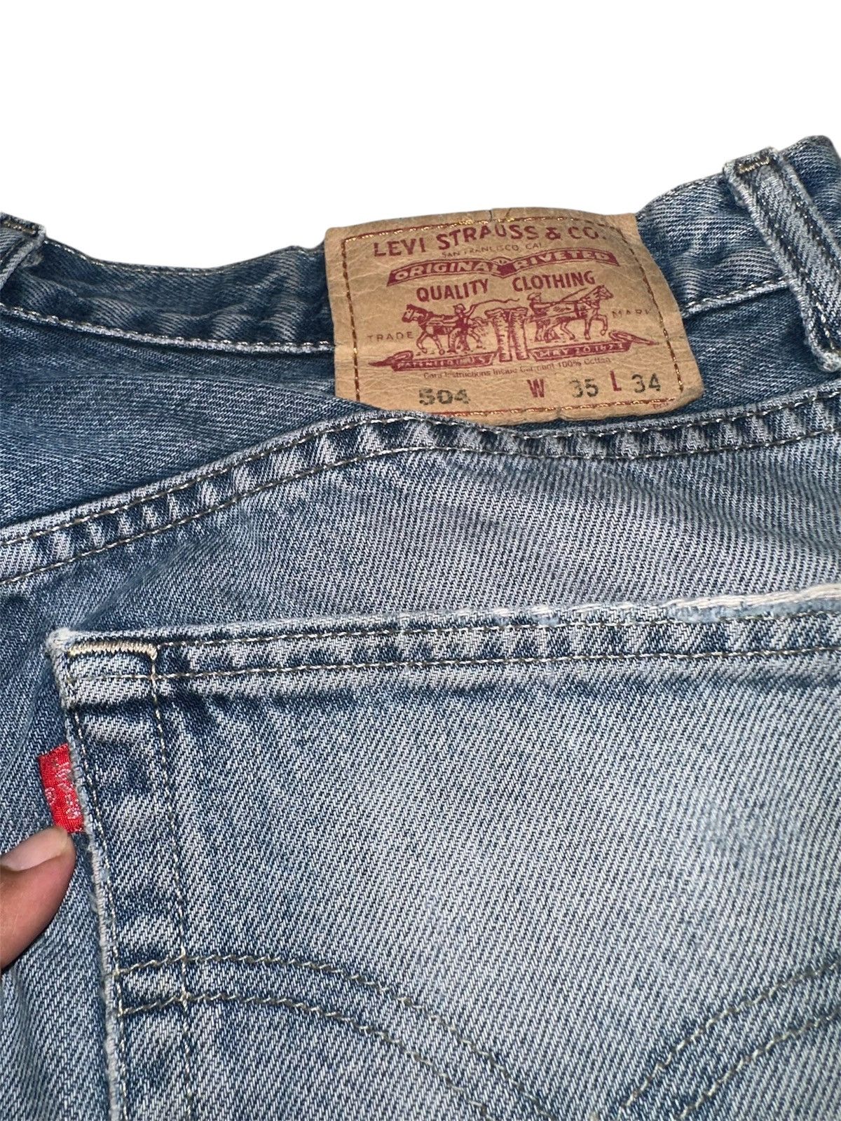 Levi's Vintage Clothing Levis 504 vintage Size US 35 - 14 Thumbnail