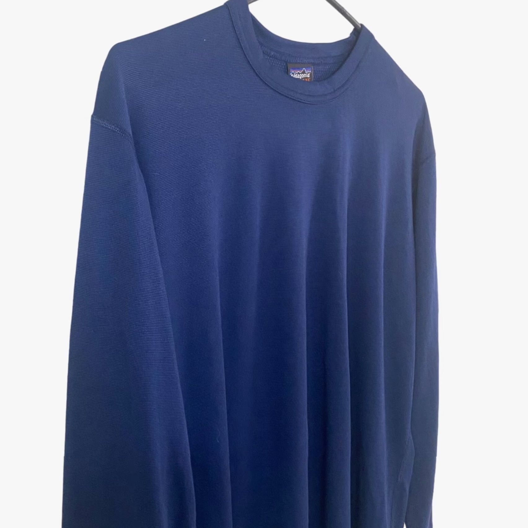 Patagonia VINTAGE Patagonia Capilene Pullover Shirt Crewneck Mens Large Blue Long Sleeve Size US L / EU 52-54 / 3 - 4 Thumbnail