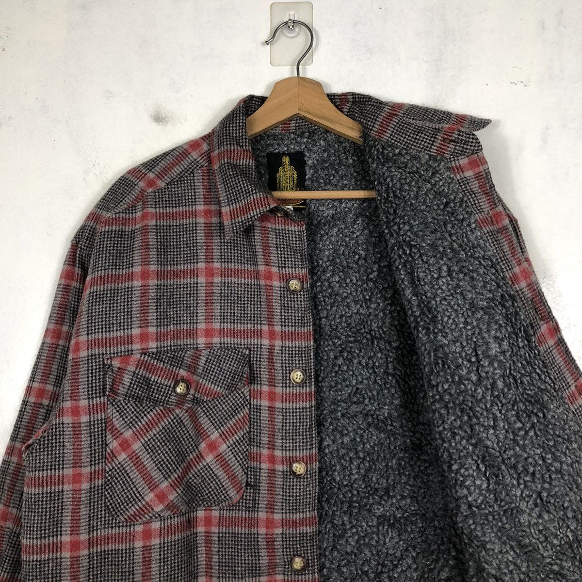 Japanese Brand 📌VINTAGE FLANNEL SHIRT JACKET TURNING POINT TARTAN DESIGN Size US L / EU 52-54 / 3 - 13 Thumbnail